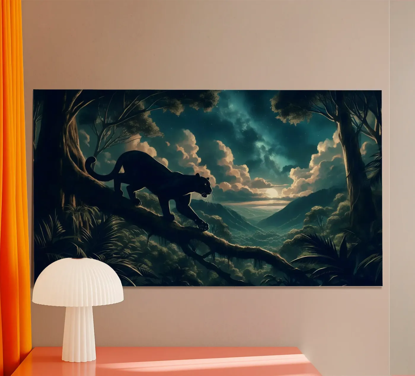 PANTHERE NOIRE poster da RUBIANT ART