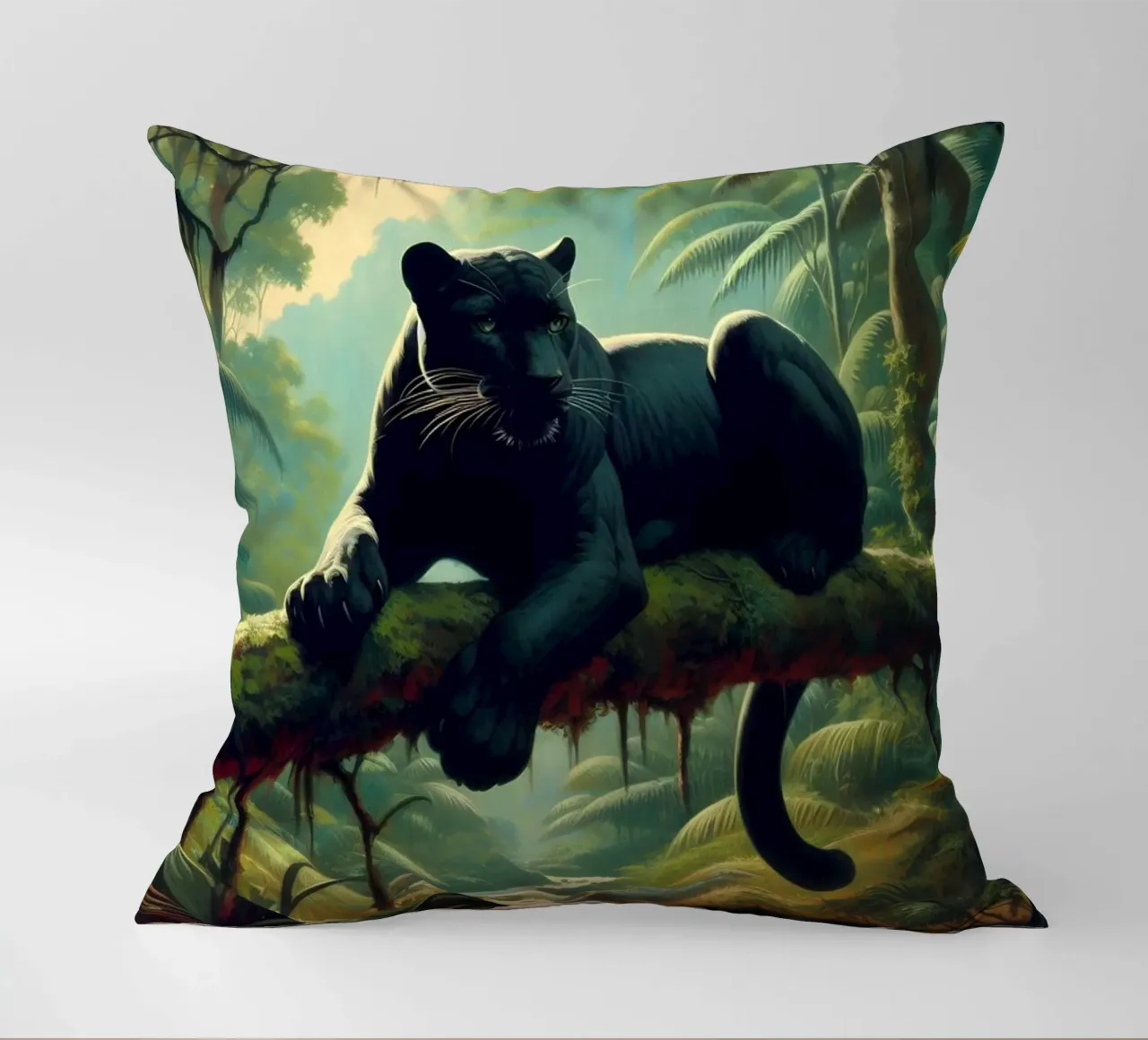 PANTHERE NOIRE cuscino da RUBIANT ART