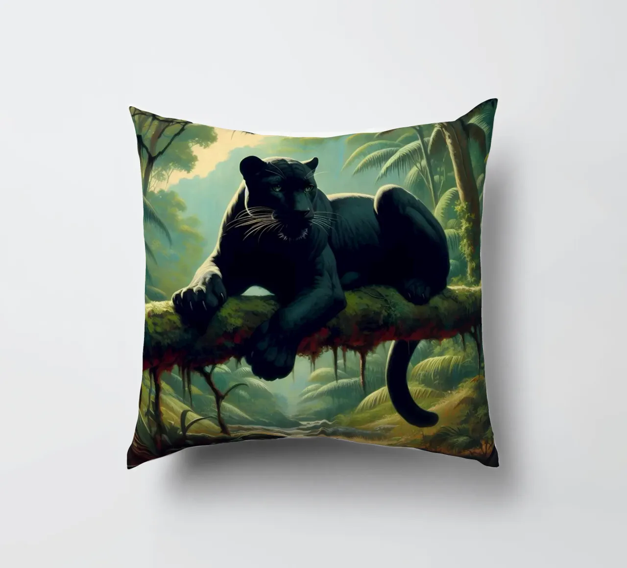 PANTHERE NOIRE cuscino da RUBIANT ART