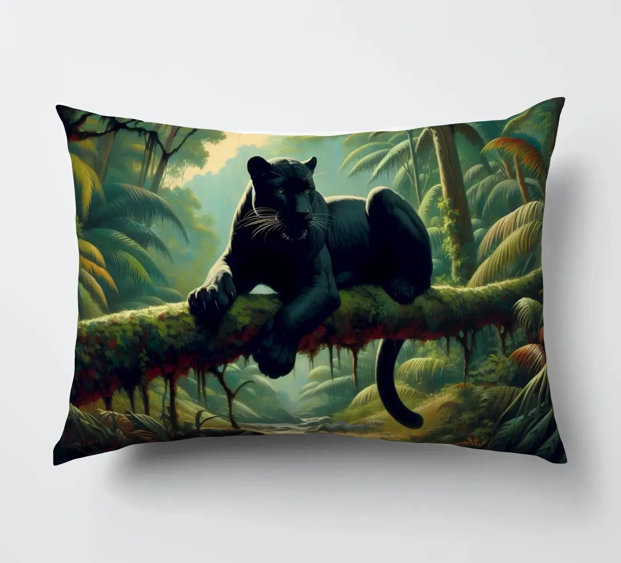 PANTHERE NOIRE cuscino da RUBIANT ART
