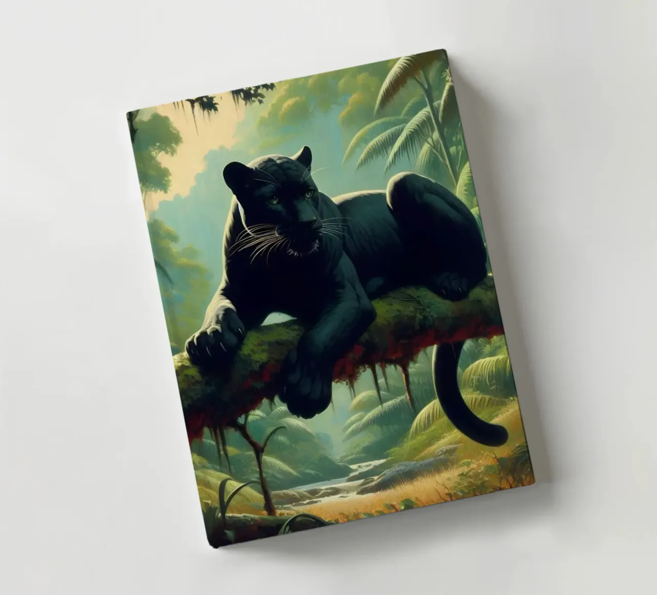 PANTHERE NOIRE notebook by RUBIANT ART