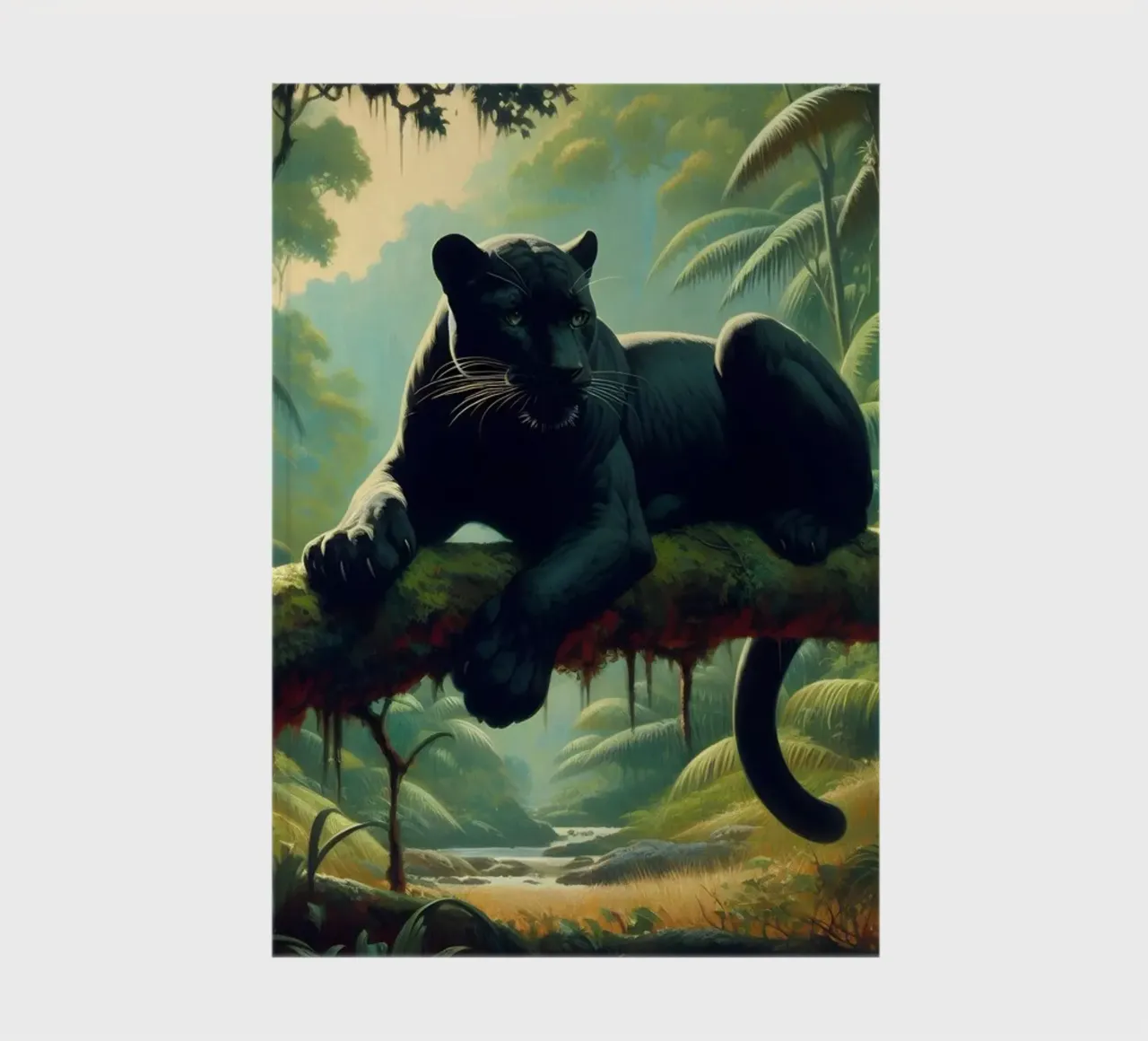 PANTHERE NOIRE notebook by RUBIANT ART
