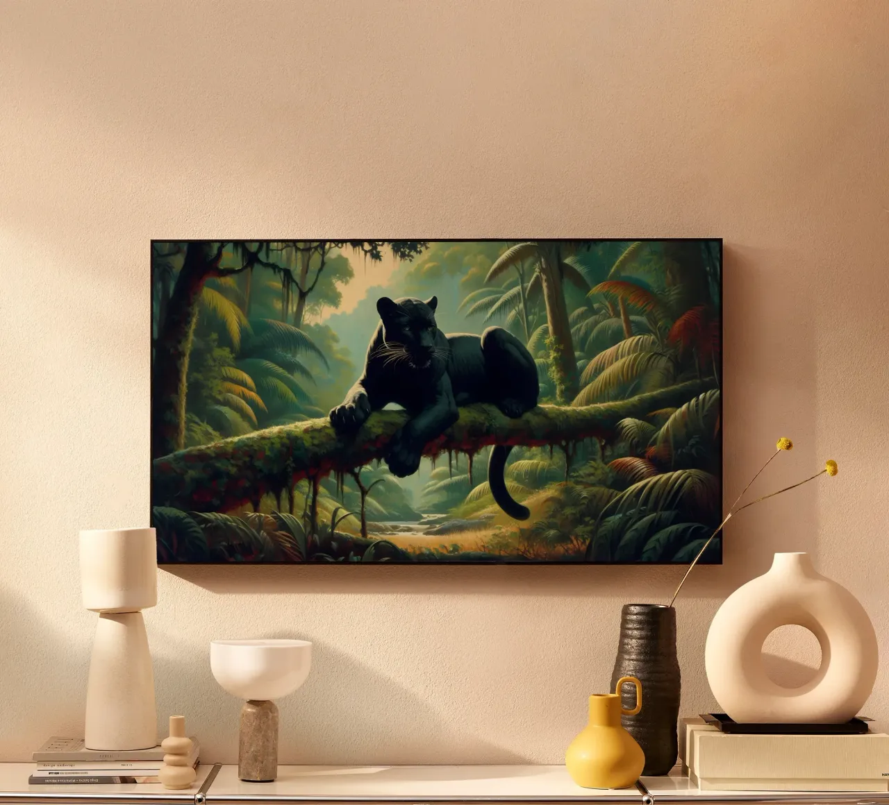 PANTHERE NOIRE plexiglass da RUBIANT ART