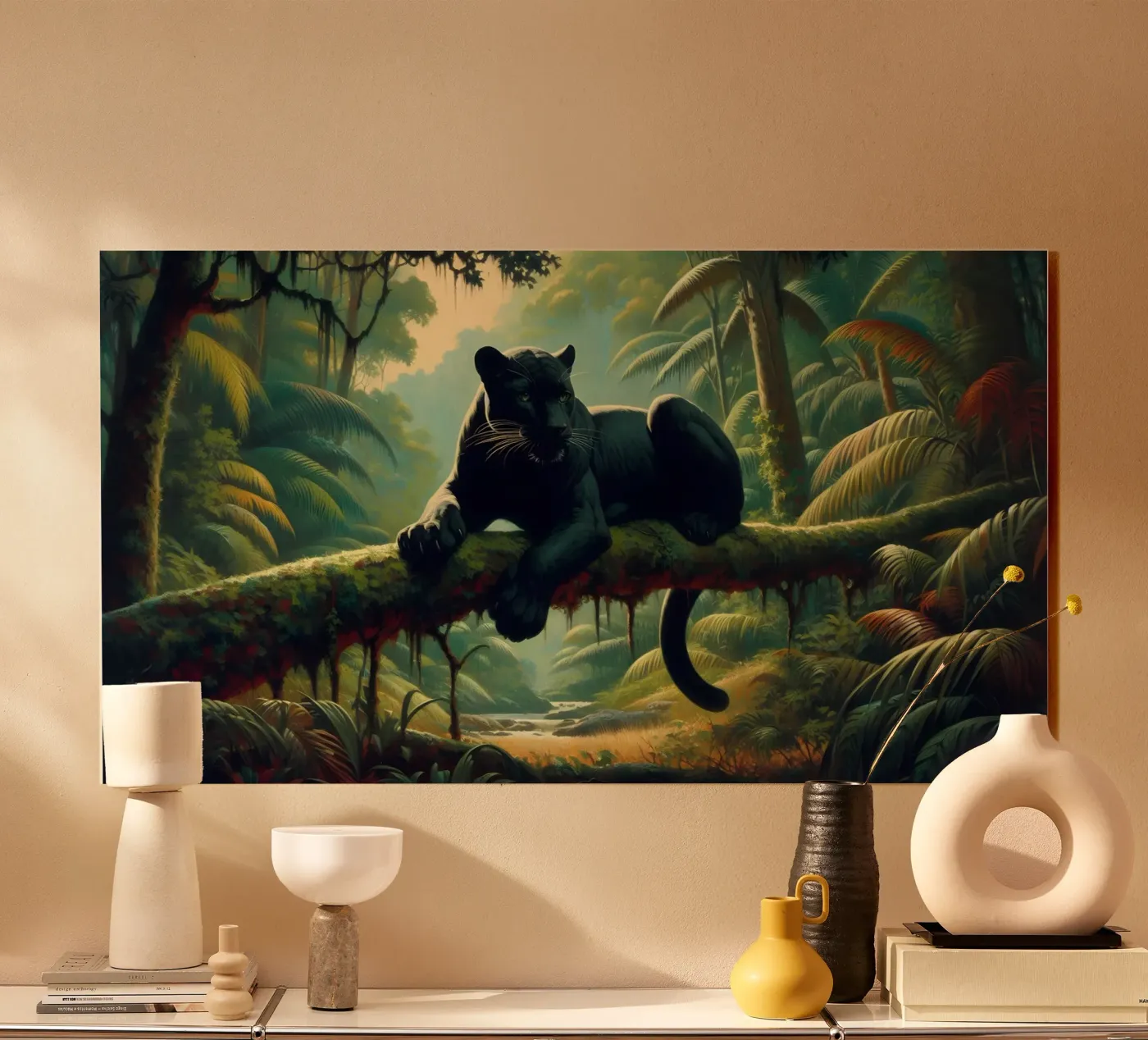 PANTHERE NOIRE plexiglass da RUBIANT ART
