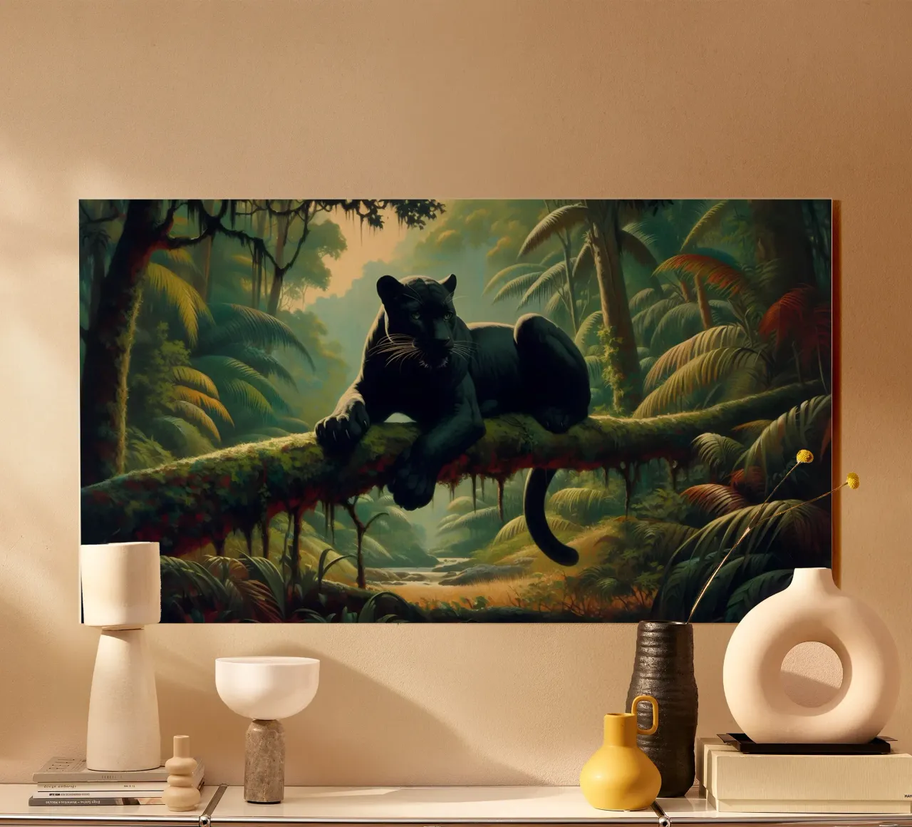 PANTHERE NOIRE plexiglass da RUBIANT ART