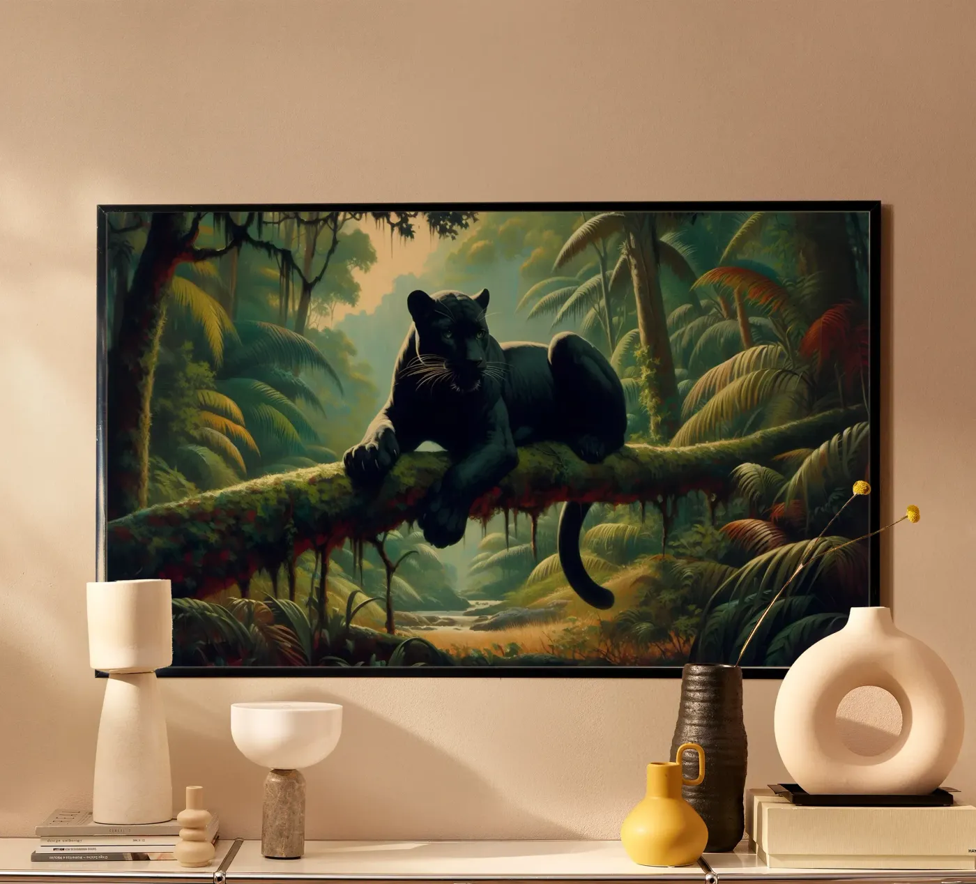 PANTHERE NOIRE poster da RUBIANT ART