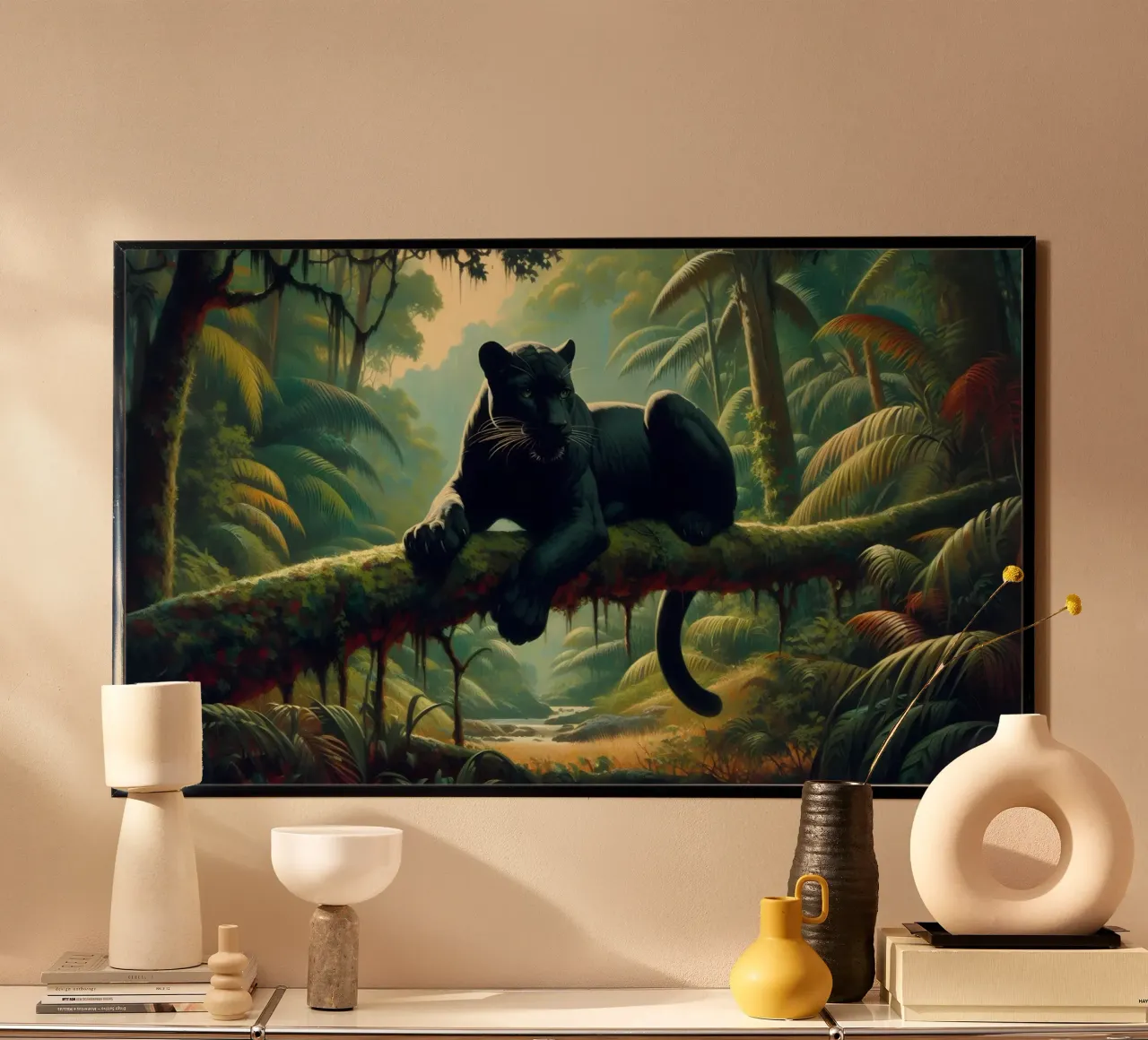 PANTHERE NOIRE poster da RUBIANT ART