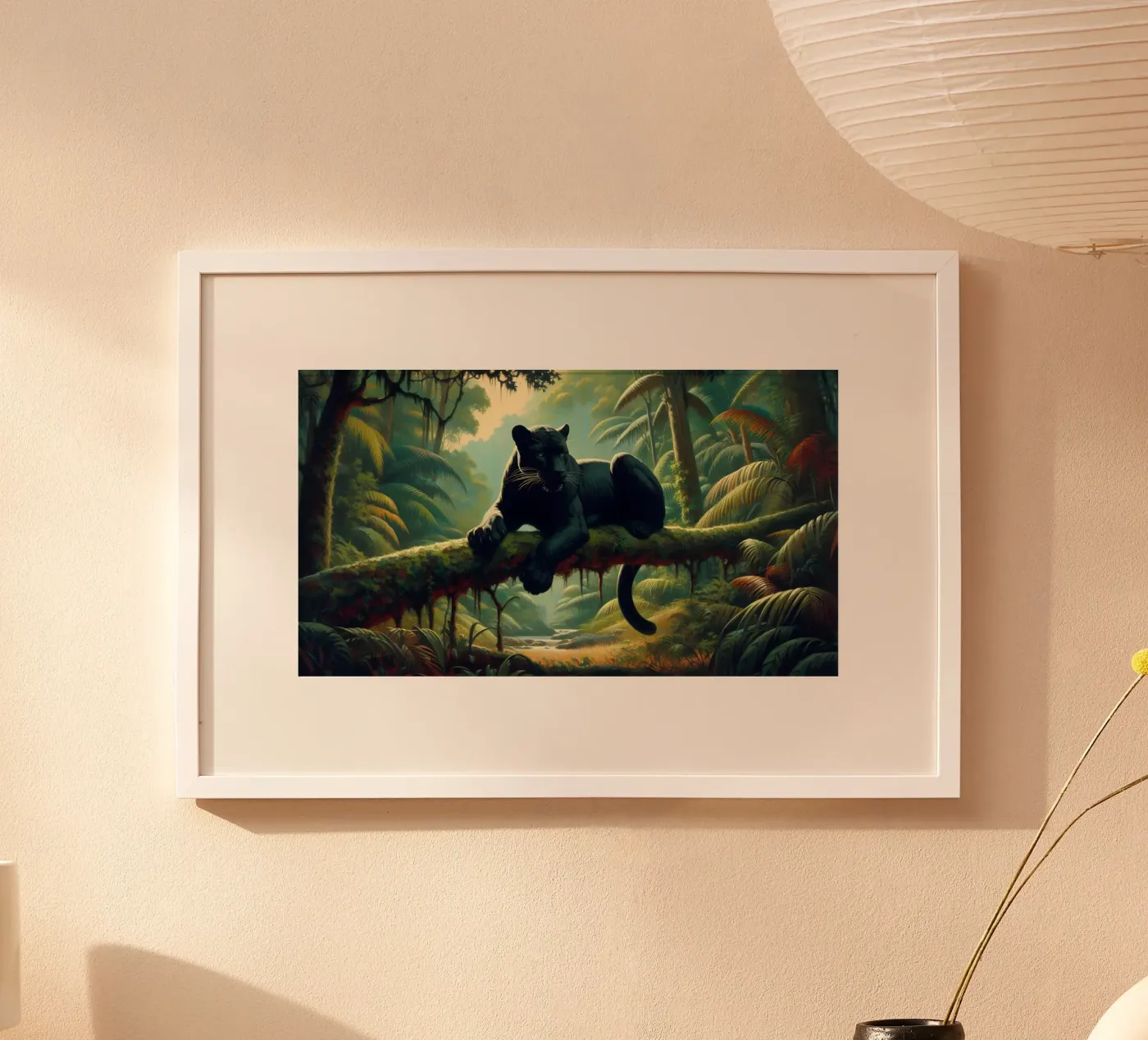 PANTHERE NOIRE poster da RUBIANT ART