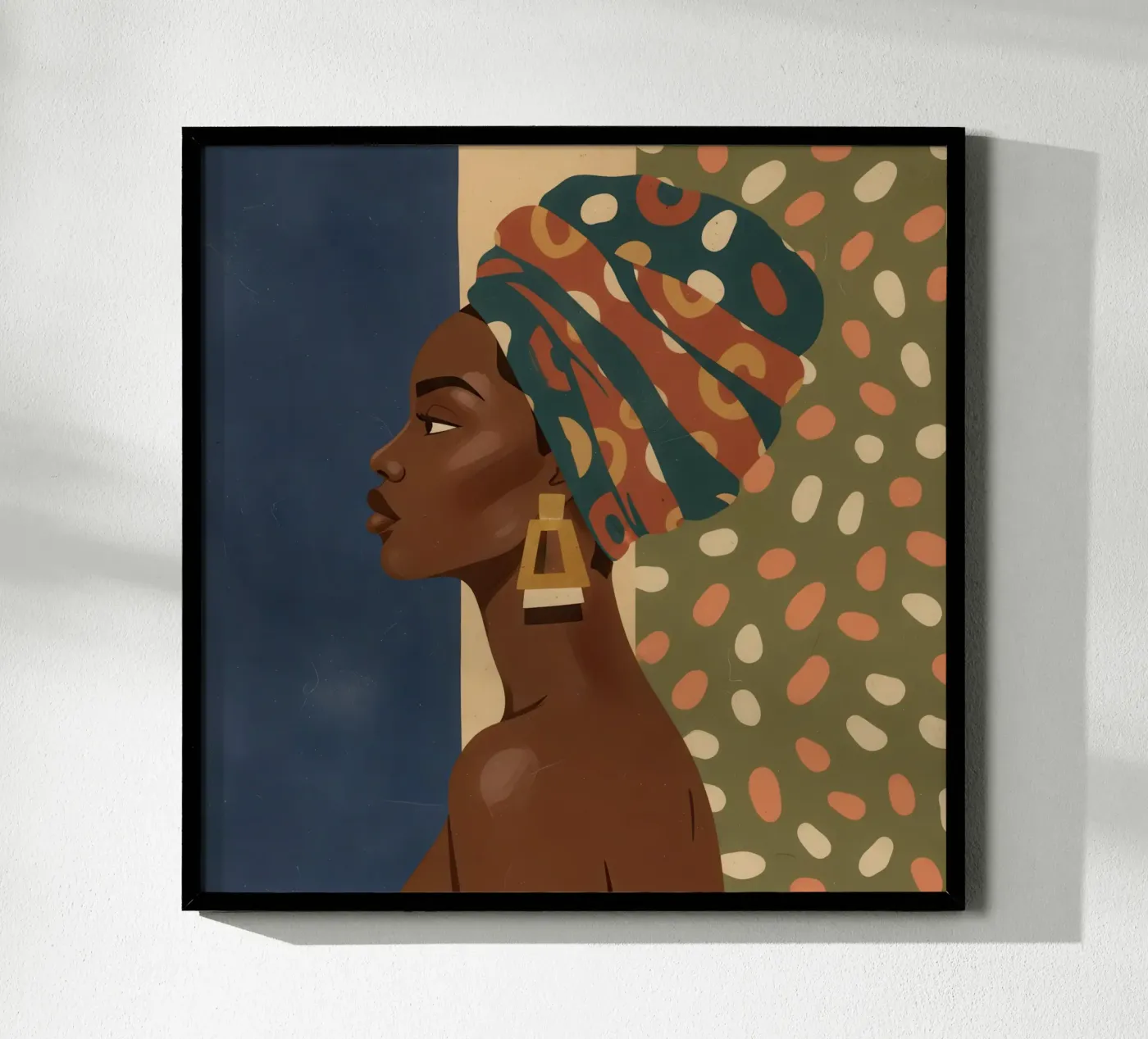 Vibrant Patterned Majesty poster by Majas Oligarki