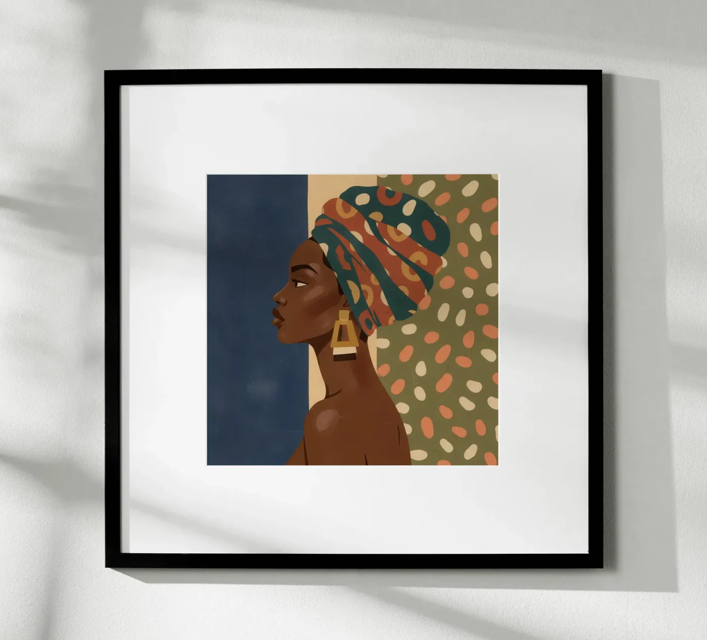 Vibrant Patterned Majesty poster by Majas Oligarki