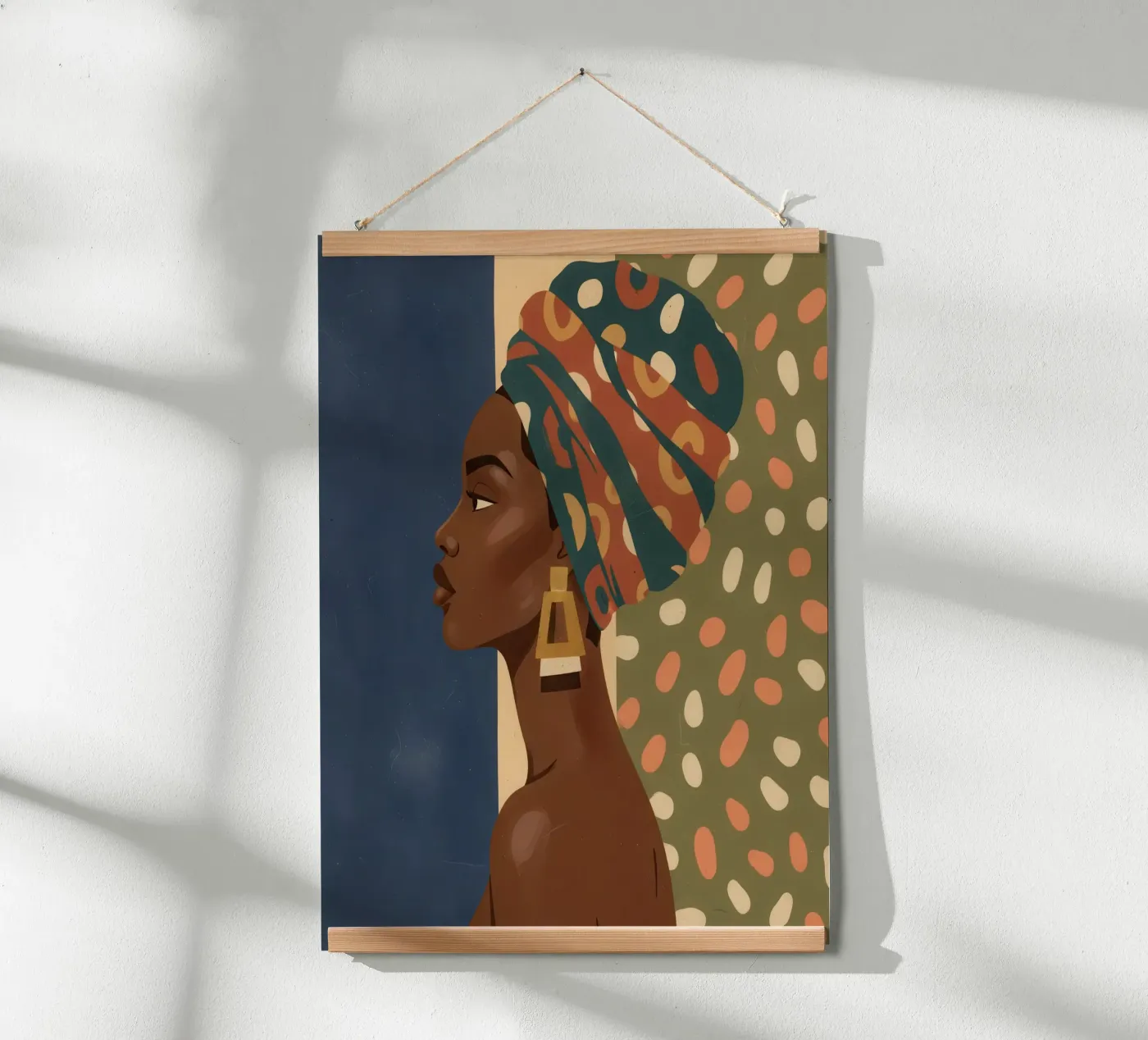 Vibrant Patterned Majesty poster by Majas Oligarki