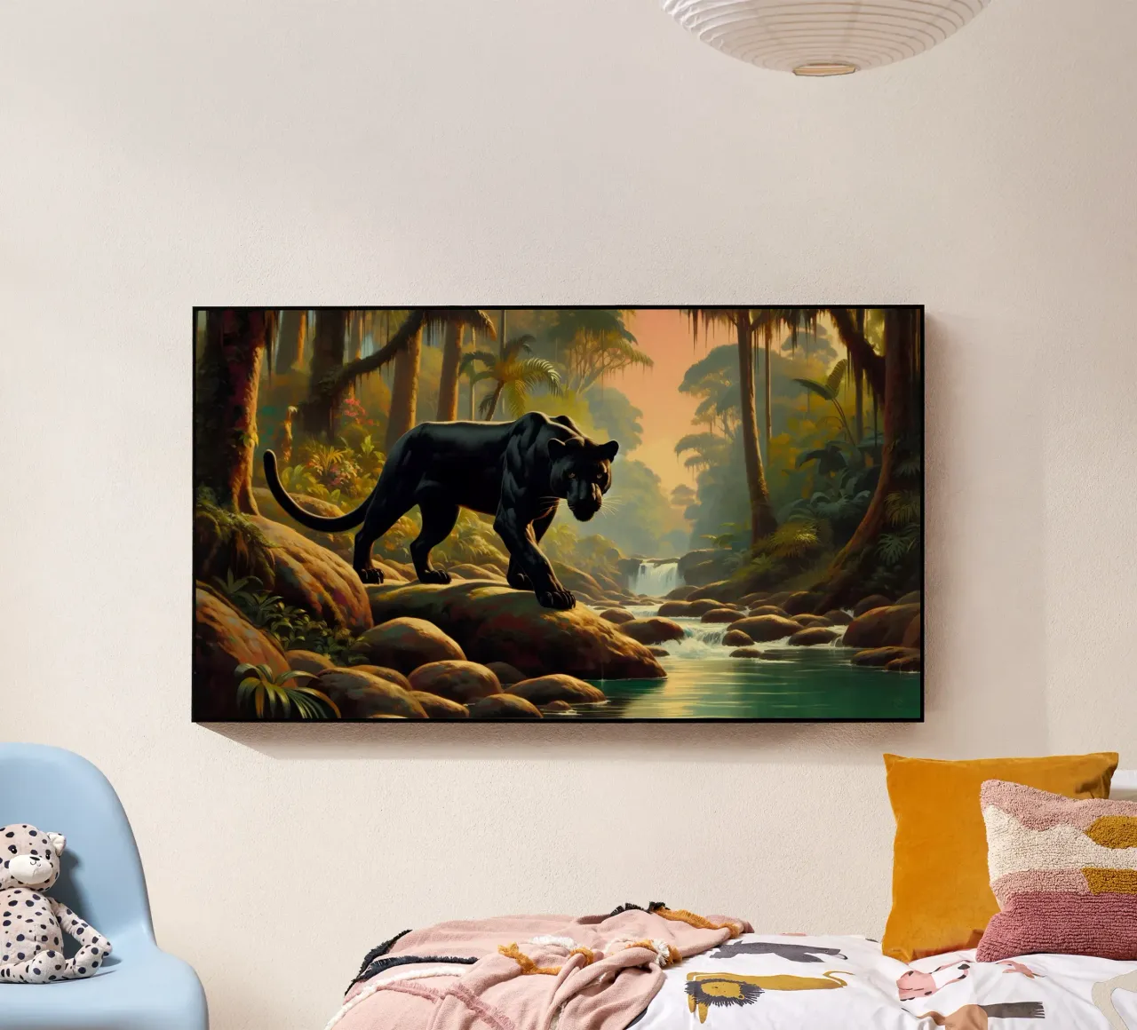 PANTHERE NOIRE plexiglass da RUBIANT ART