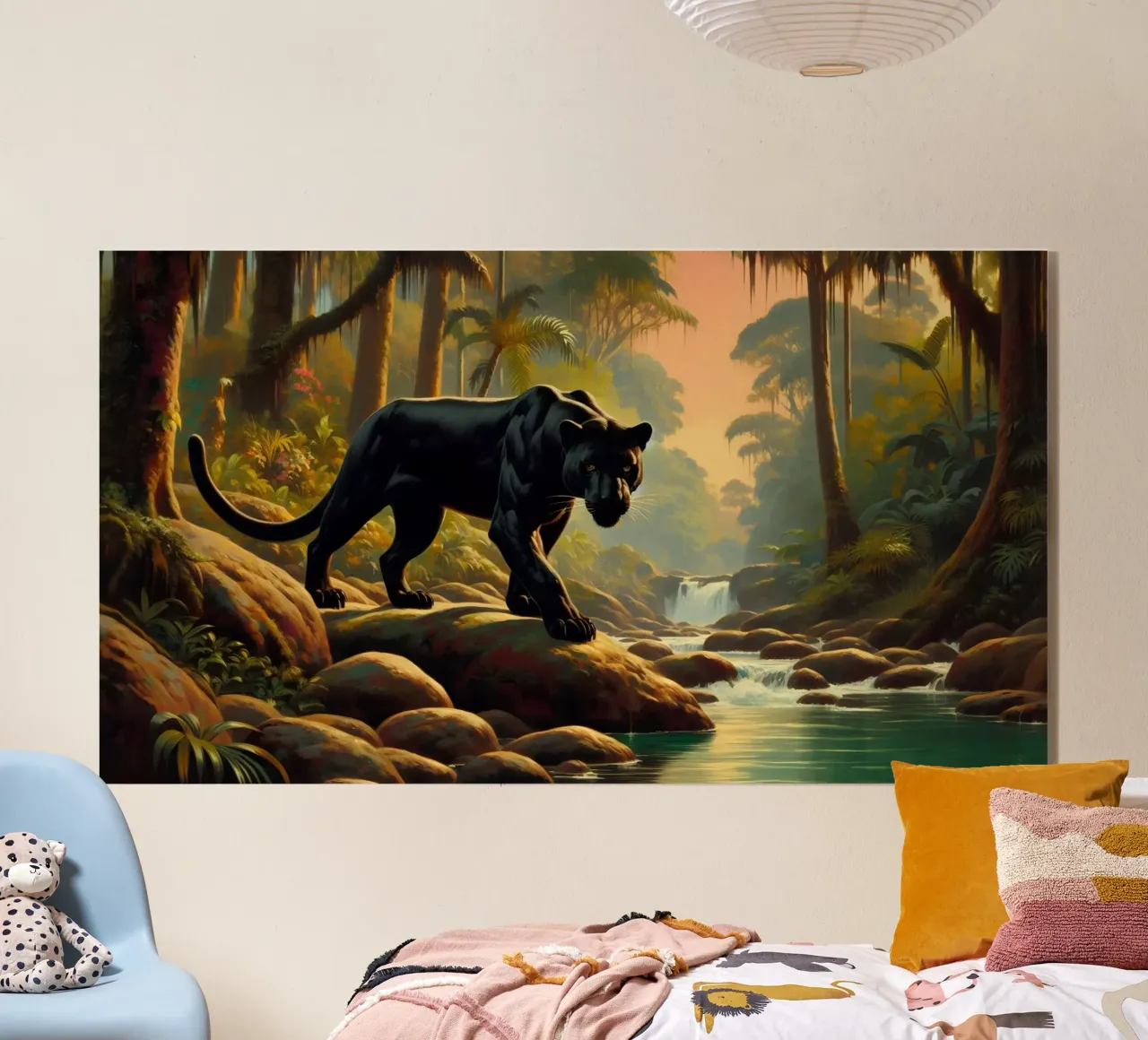 PANTHERE NOIRE plexiglass da RUBIANT ART