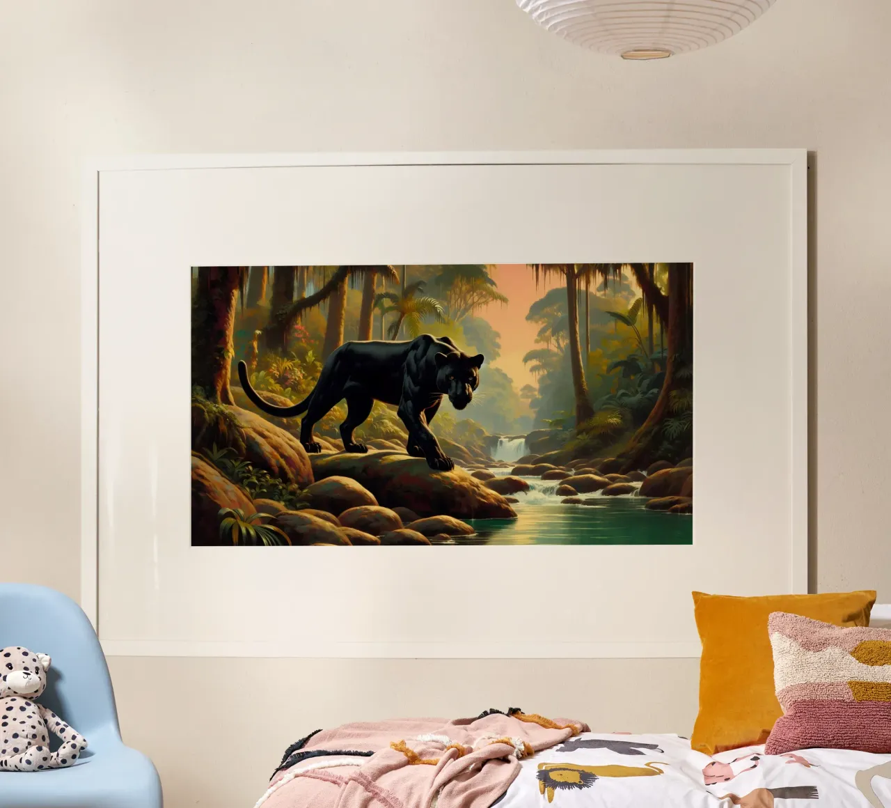 PANTHERE NOIRE poster da RUBIANT ART