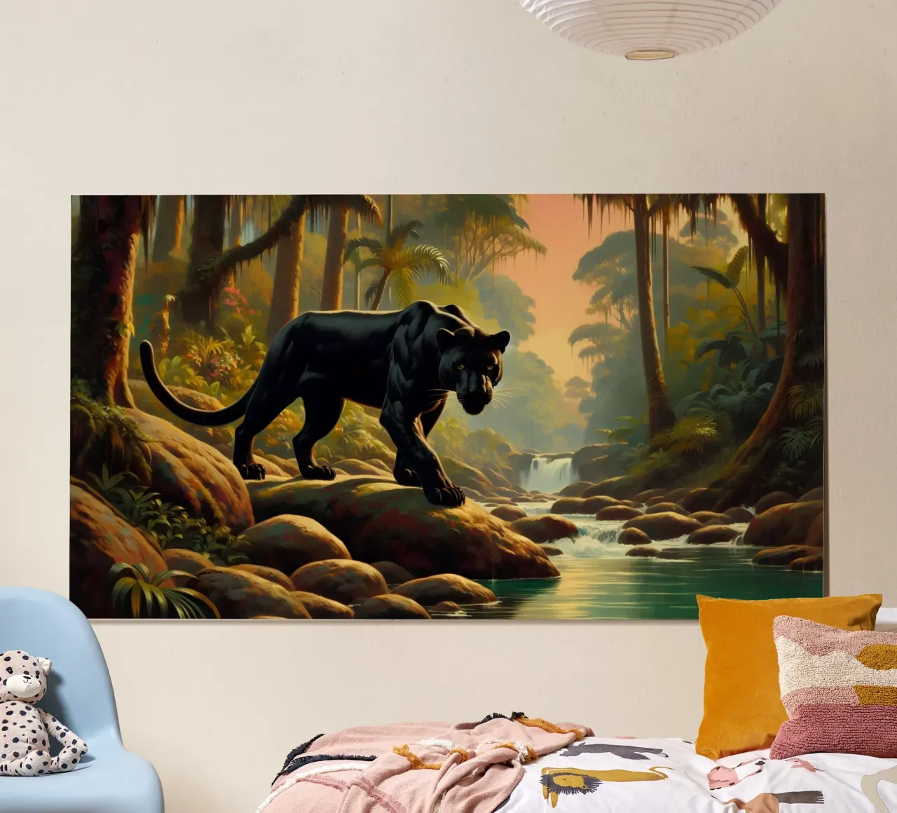 PANTHERE NOIRE poster da RUBIANT ART