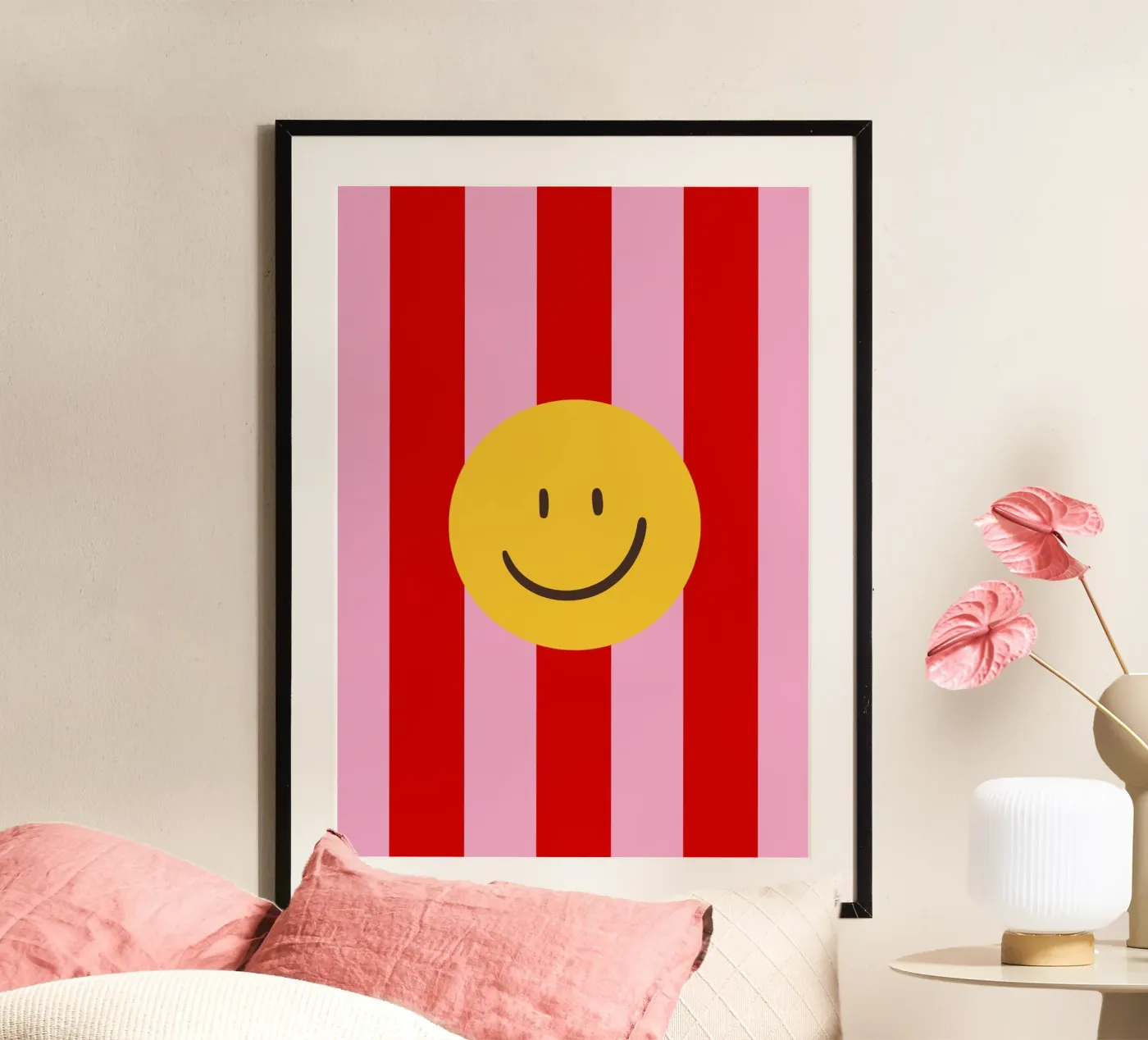 Smiley Streifen poster da HummelBär