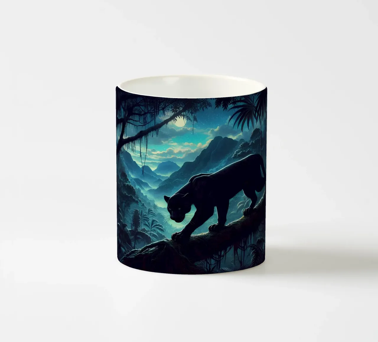 PANTHERE NOIRE tazza in ceramica da RUBIANT ART