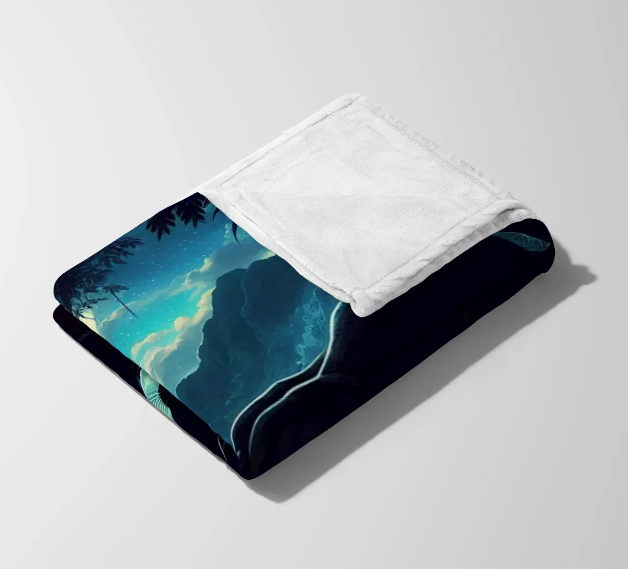 PANTHERE NOIRE coperta in pile da RUBIANT ART