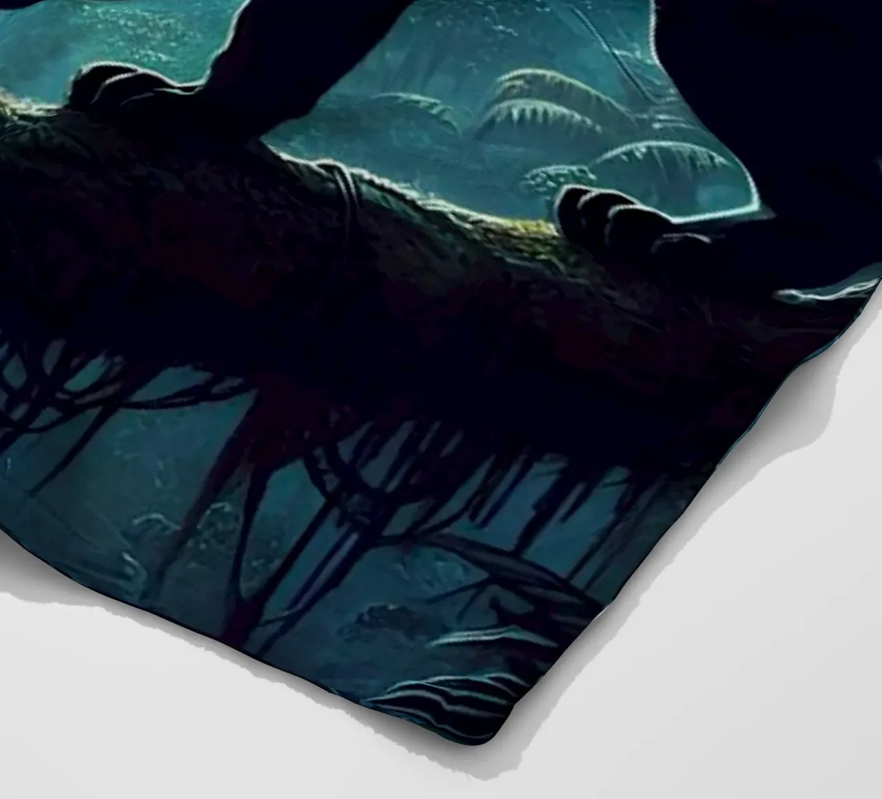 PANTHERE NOIRE coperta in pile da RUBIANT ART