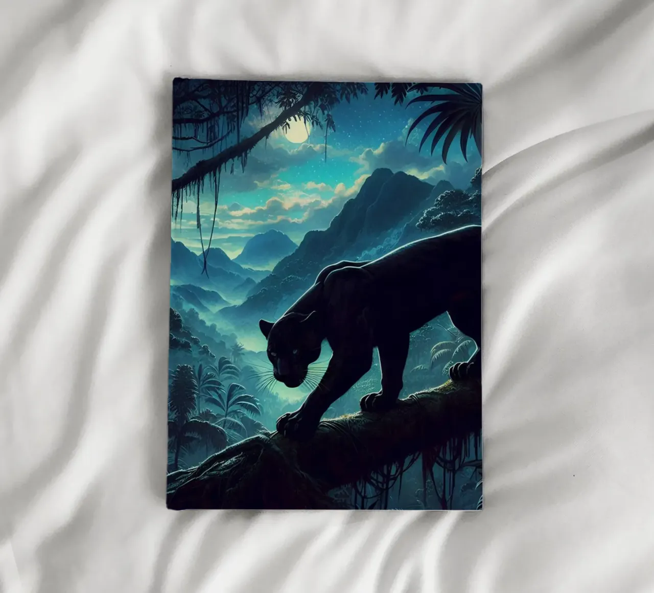PANTHERE NOIRE notebook by RUBIANT ART