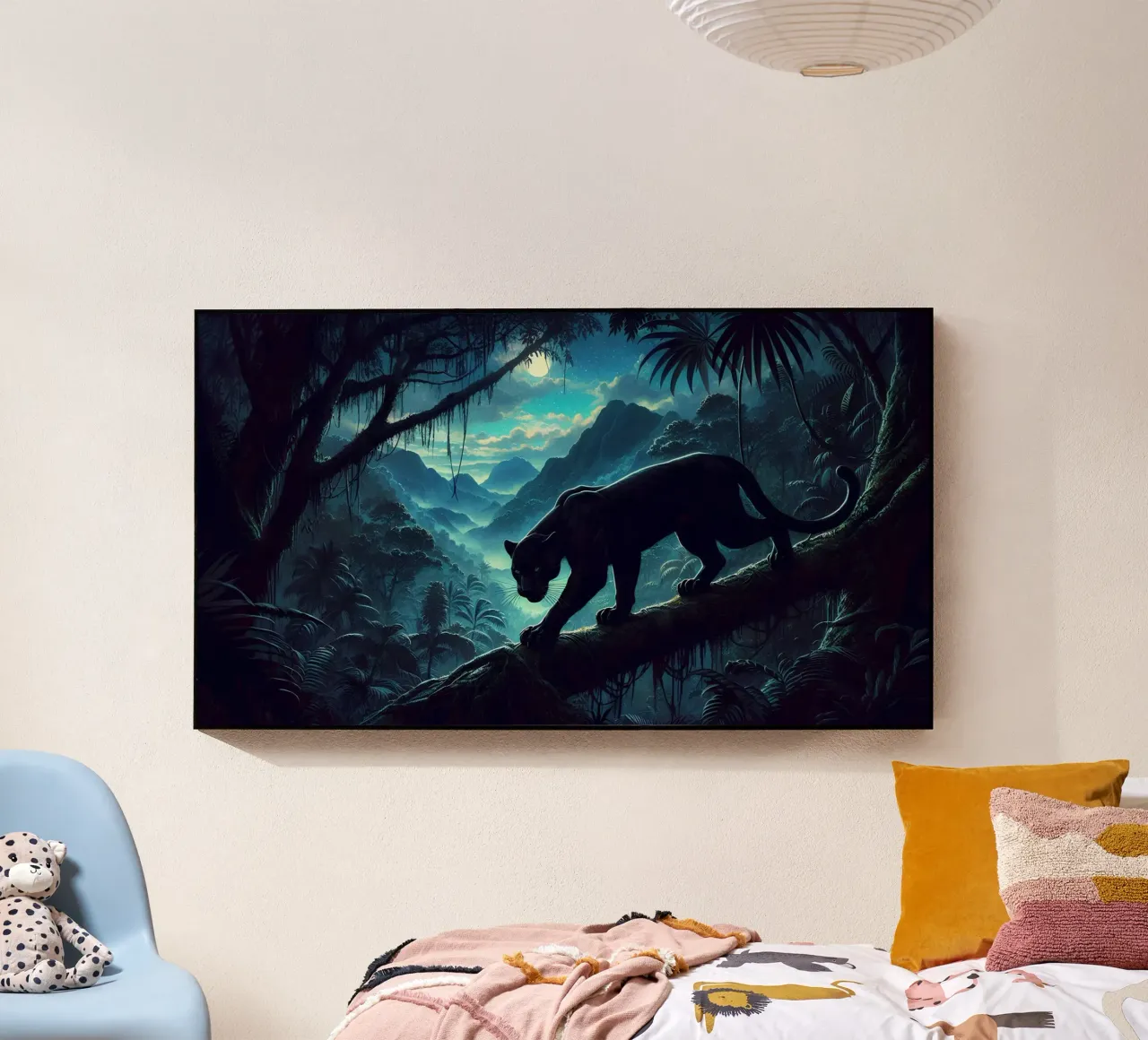 PANTHERE NOIRE plexiglass da RUBIANT ART