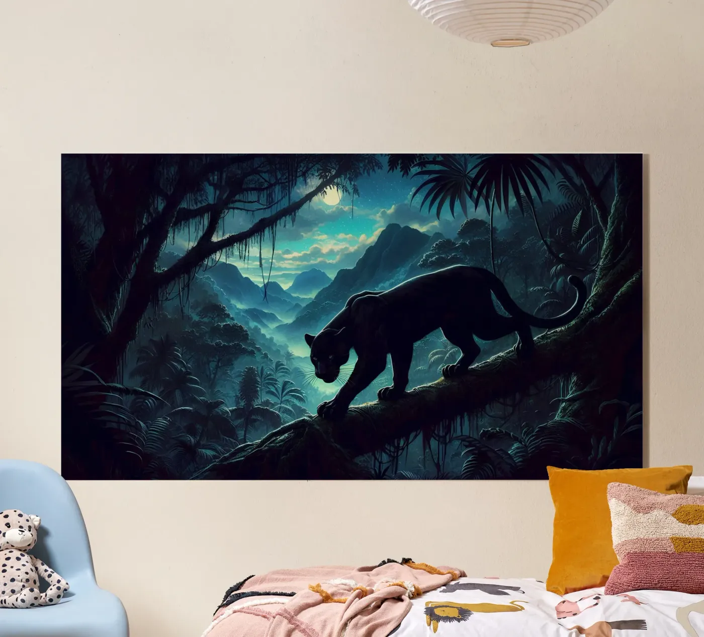 PANTHERE NOIRE plexiglass da RUBIANT ART