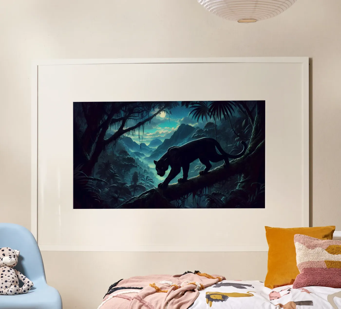PANTHERE NOIRE poster da RUBIANT ART