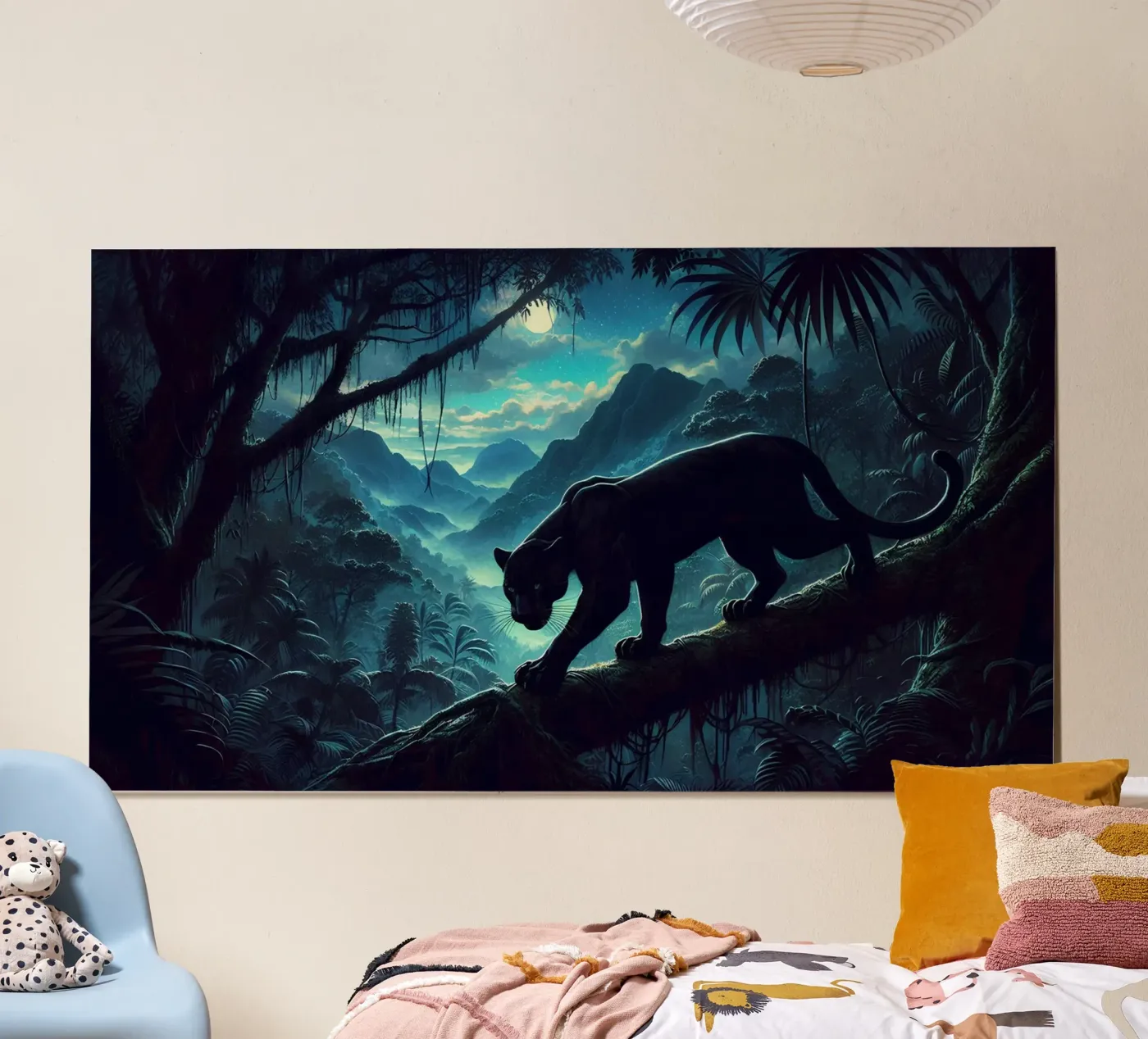 PANTHERE NOIRE poster da RUBIANT ART