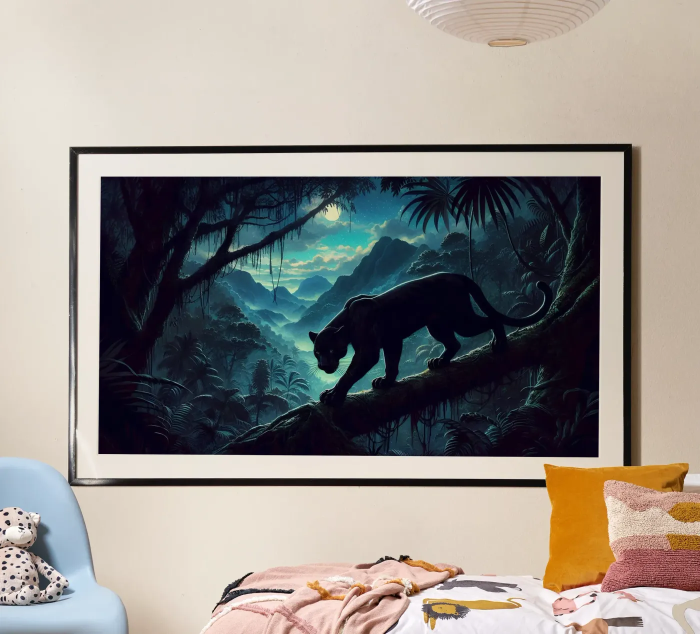 PANTHERE NOIRE poster da RUBIANT ART