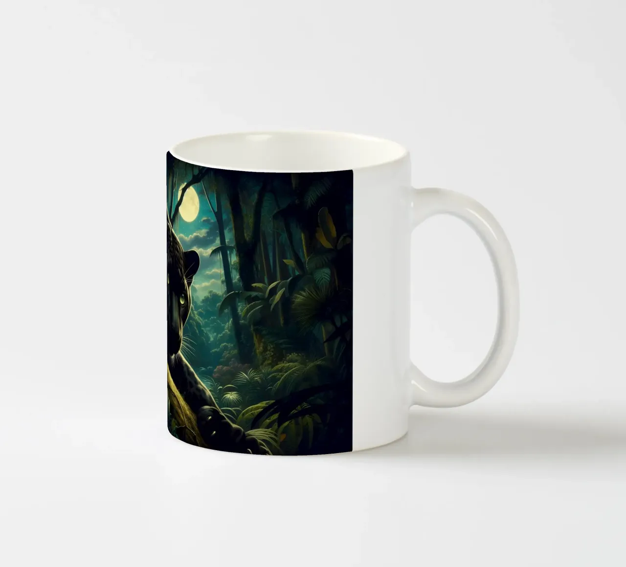 PANTHERE NOIRE tazza in ceramica da RUBIANT ART