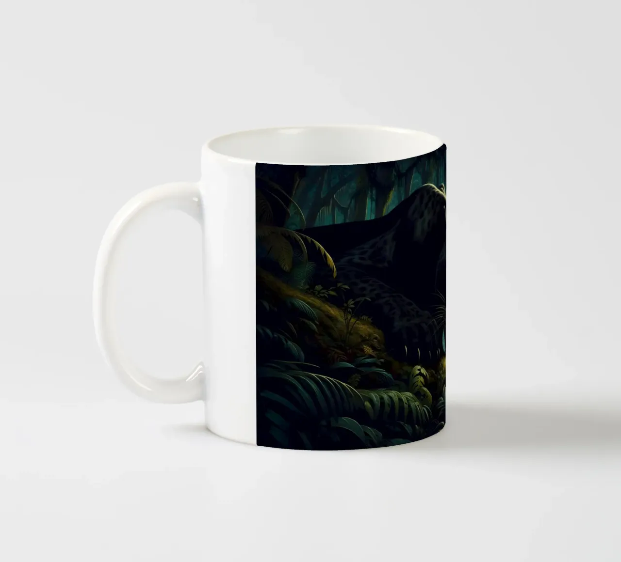 PANTHERE NOIRE tazza in ceramica da RUBIANT ART