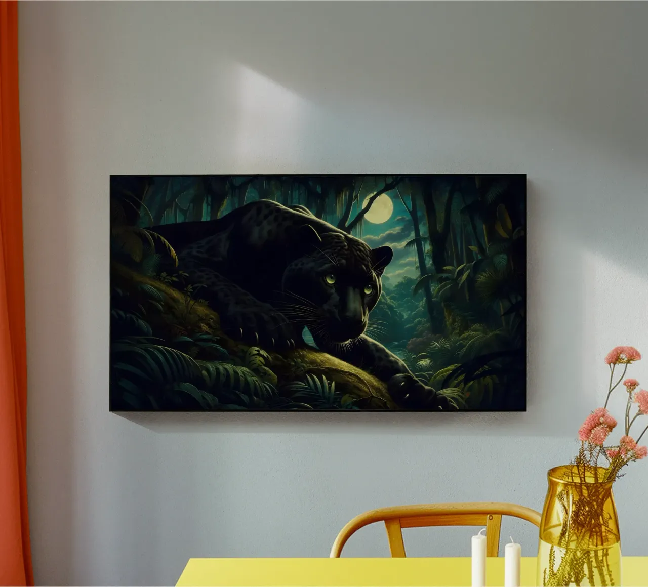 PANTHERE NOIRE plexiglass da RUBIANT ART