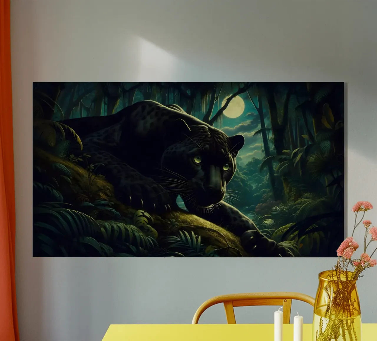 PANTHERE NOIRE plexiglass da RUBIANT ART