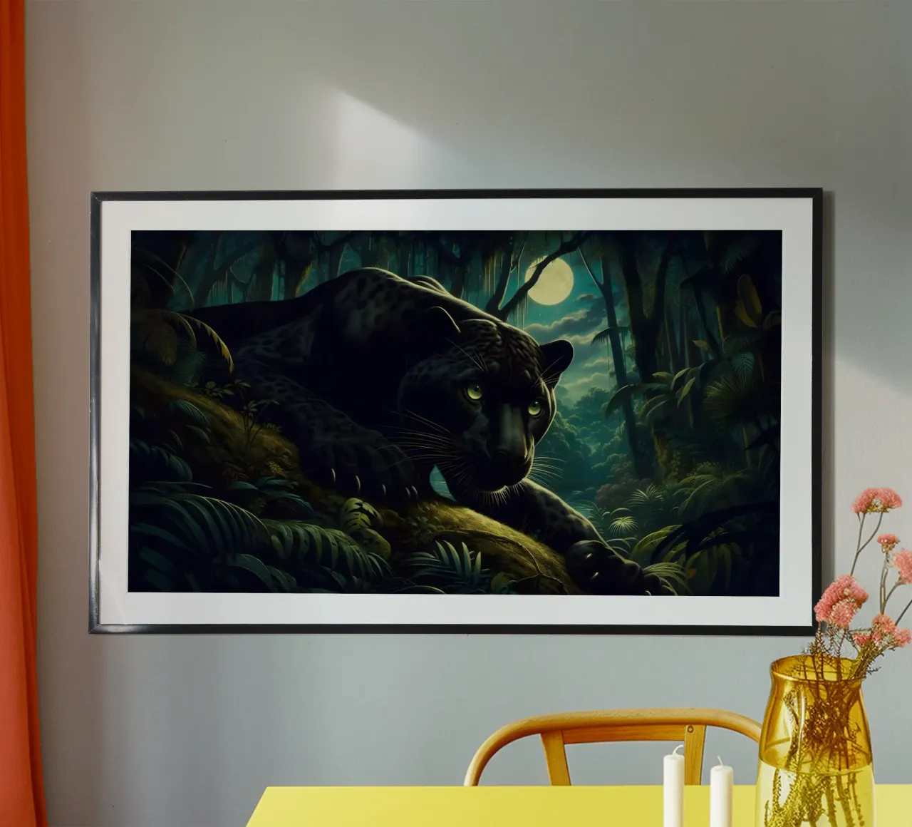 PANTHERE NOIRE hahnemühle by RUBIANT ART