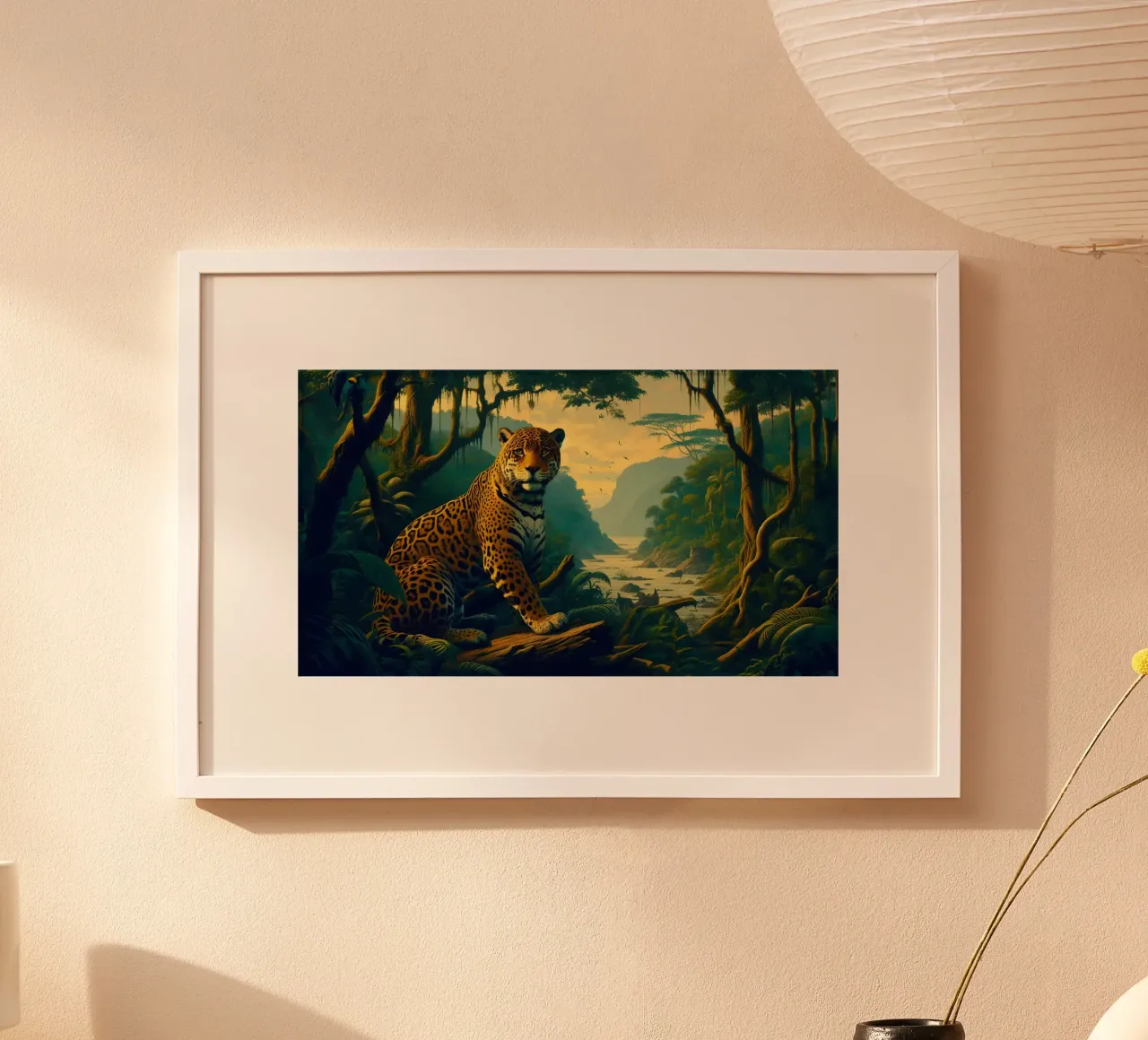 PANTHERE TACHETEE poster da RUBIANT ART