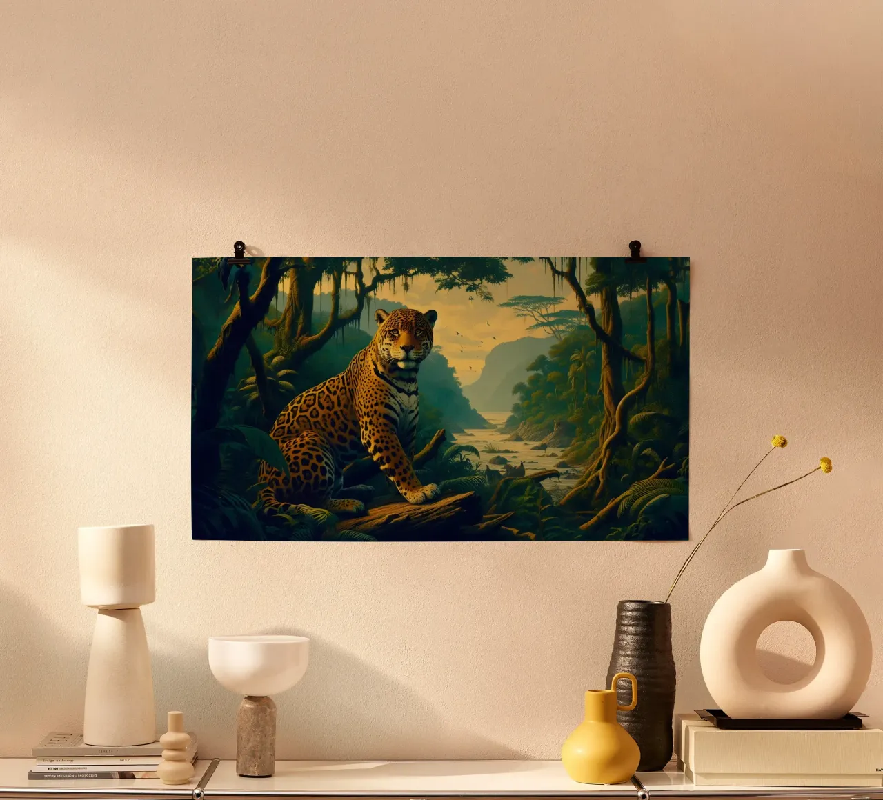 PANTHERE TACHETEE poster da RUBIANT ART