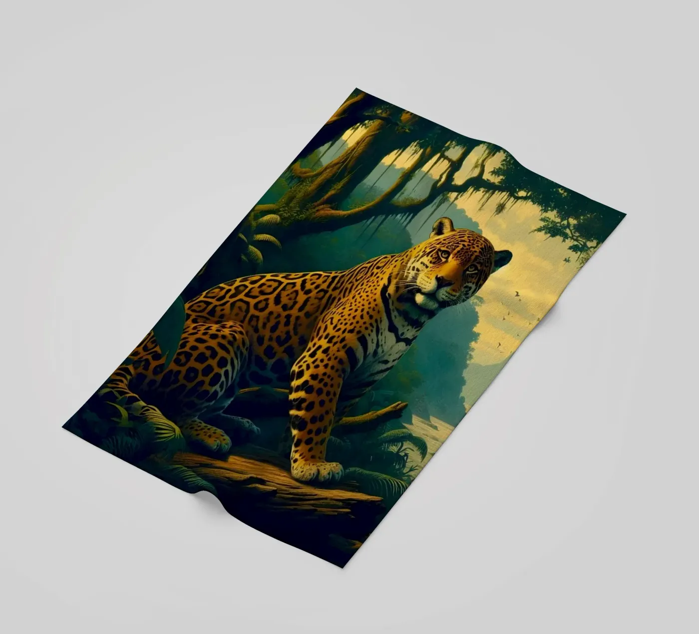 PANTHERE TACHETEE telo mare da RUBIANT ART