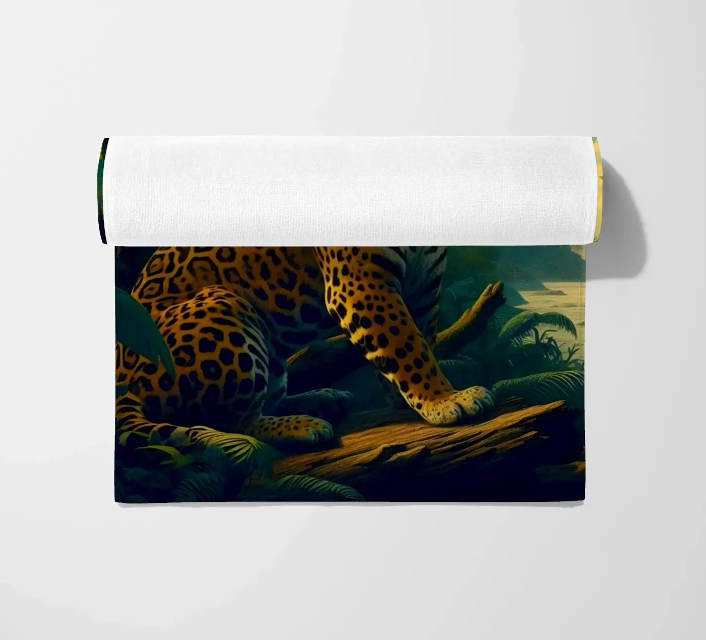 PANTHERE TACHETEE telo mare da RUBIANT ART