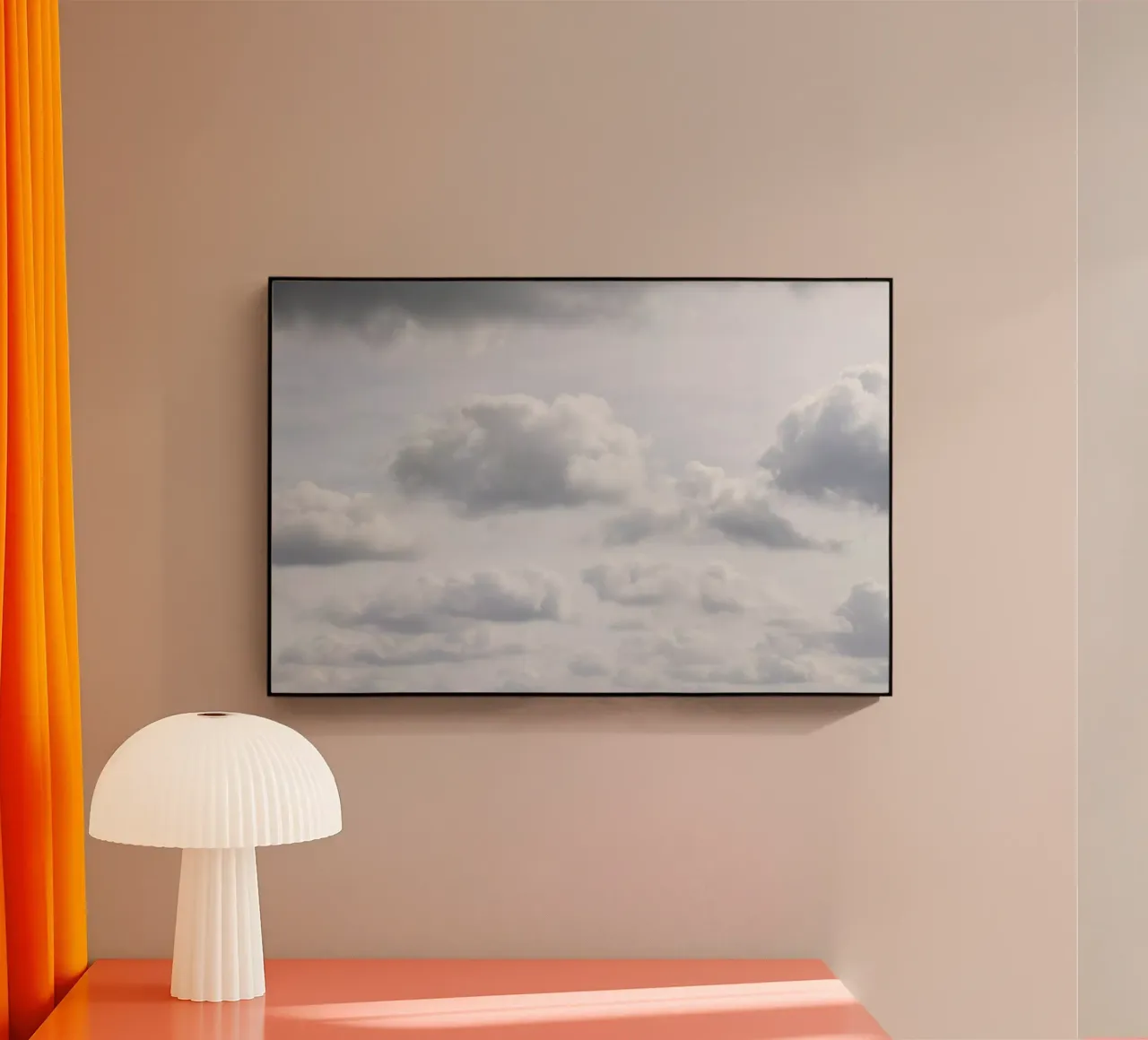 Pastel Blue Clouds plexiglass da Mareike Böhmer Photography