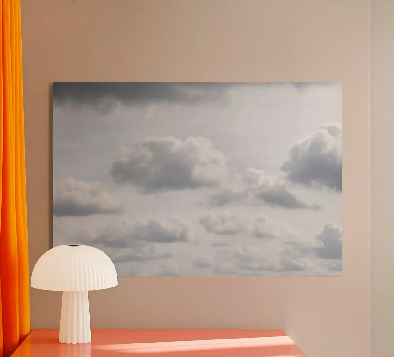 Pastel Blue Clouds plexiglass da Mareike Böhmer Photography