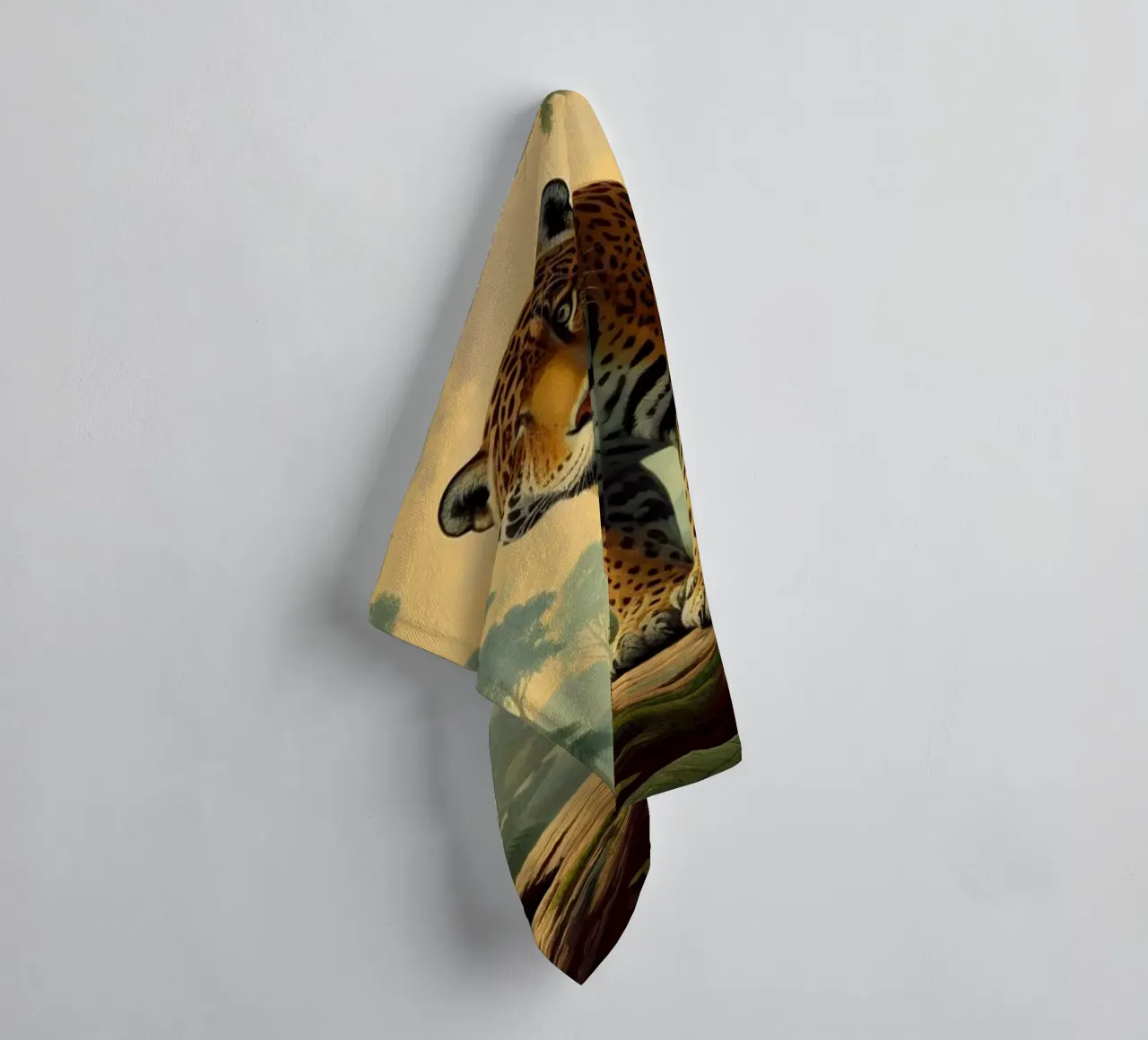 PANTHERE TACHETEE asciugamano da bagno da RUBIANT ART