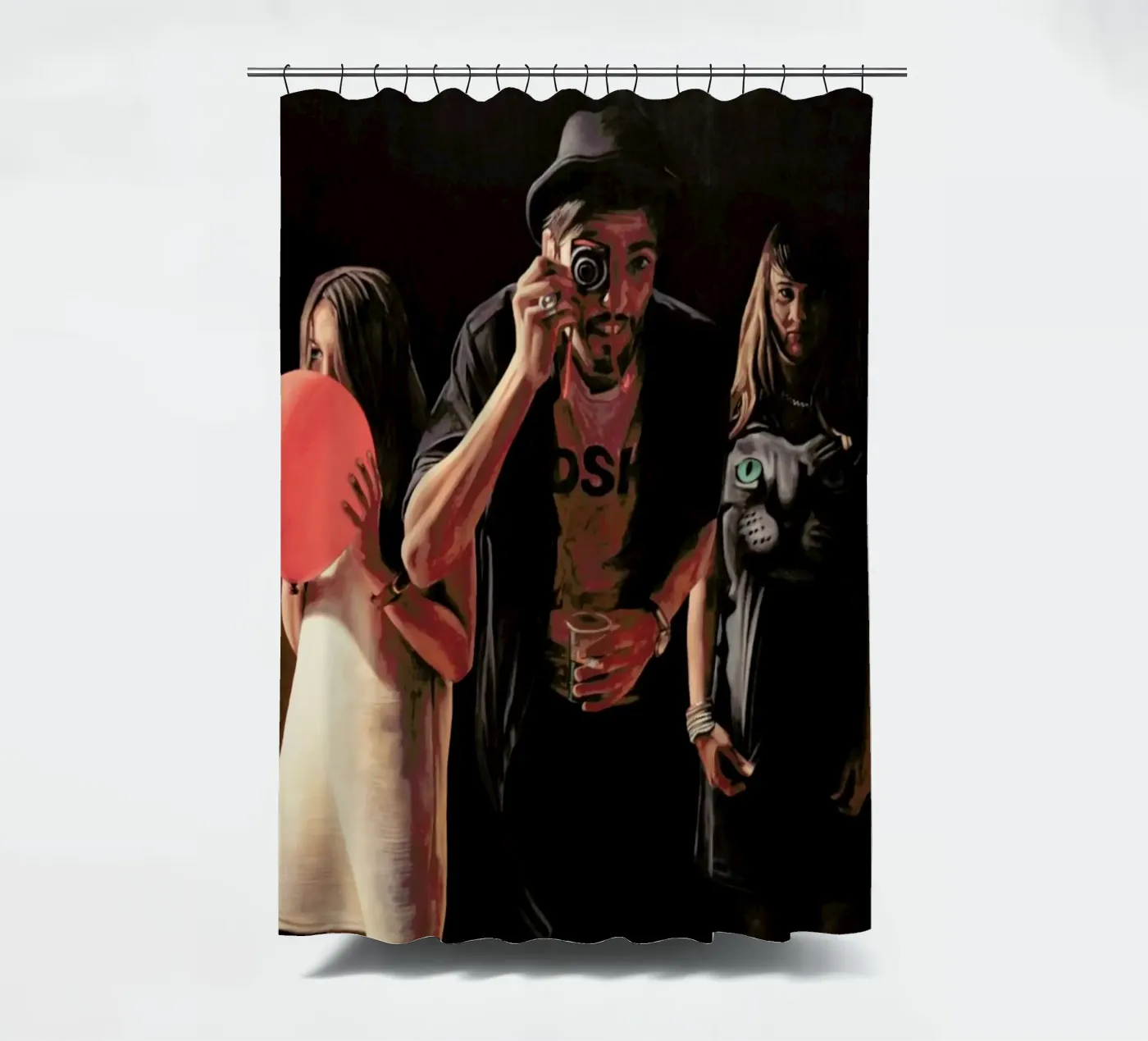 Ballons Duschvorhang von Jérôme Romain