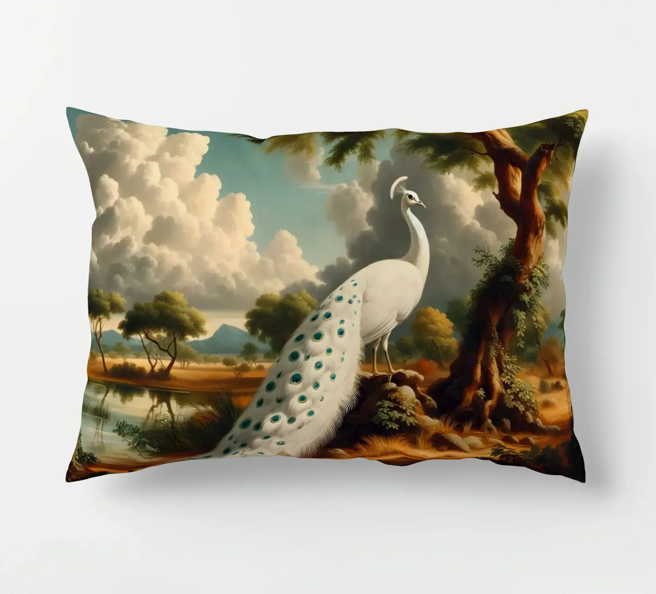 PEONE BIANCO cuscino da RUBIANT ART