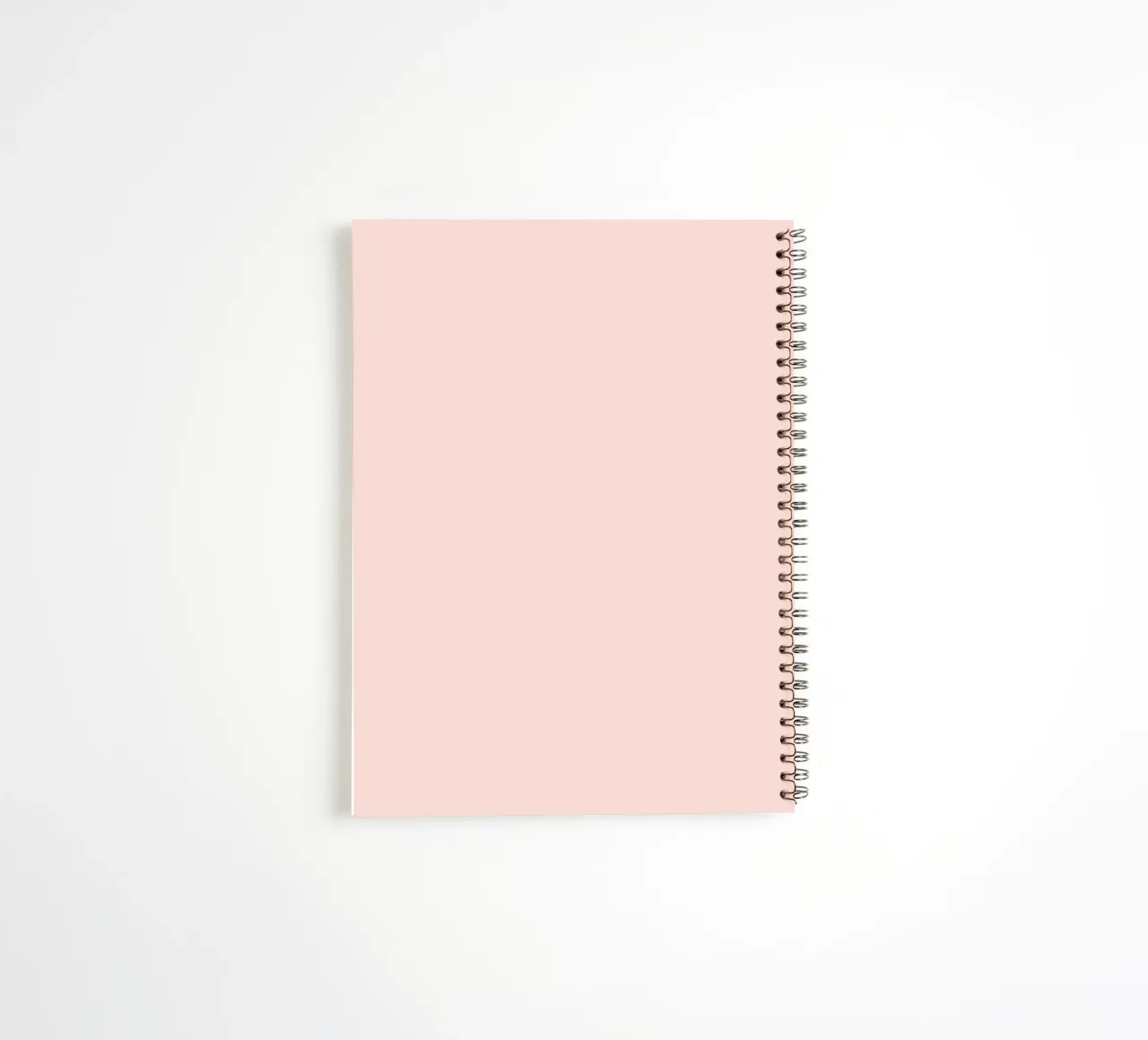 Stay Bad Ass Typography Design in Pink and Red spiral notebook by THE MOTIVATED TYPE