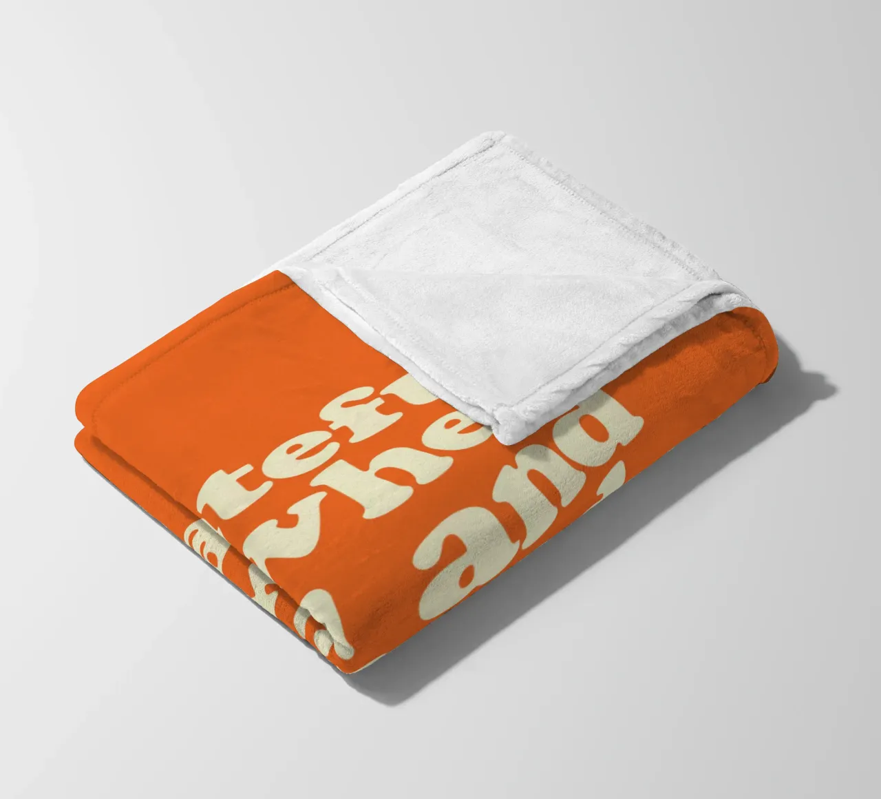 Grateful for Where I am and Excited for Where I'm Going fleece blanket by THE MOTIVATED TYPE