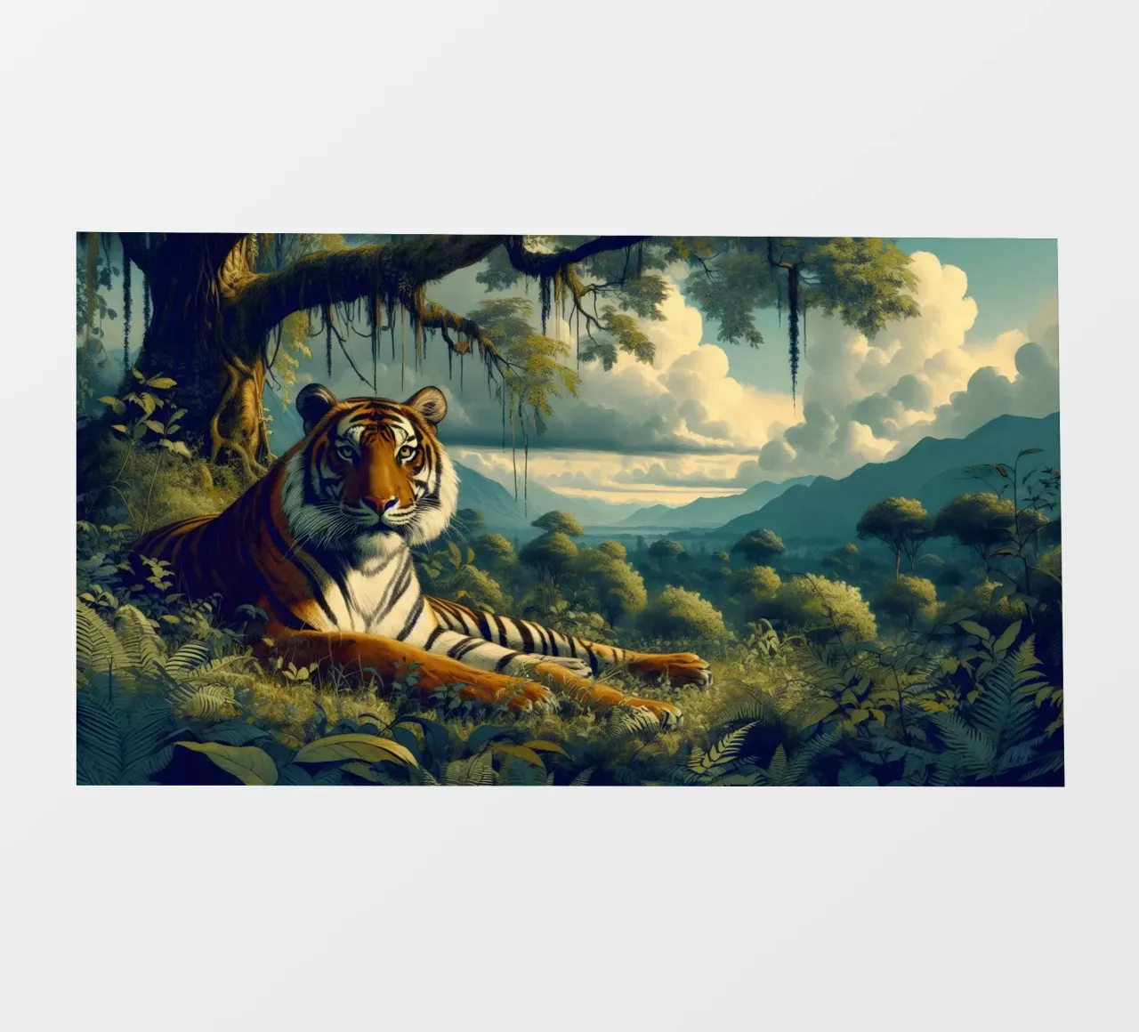 BENGALISCHER TIGER Backlit Folie von RUBIANT ART