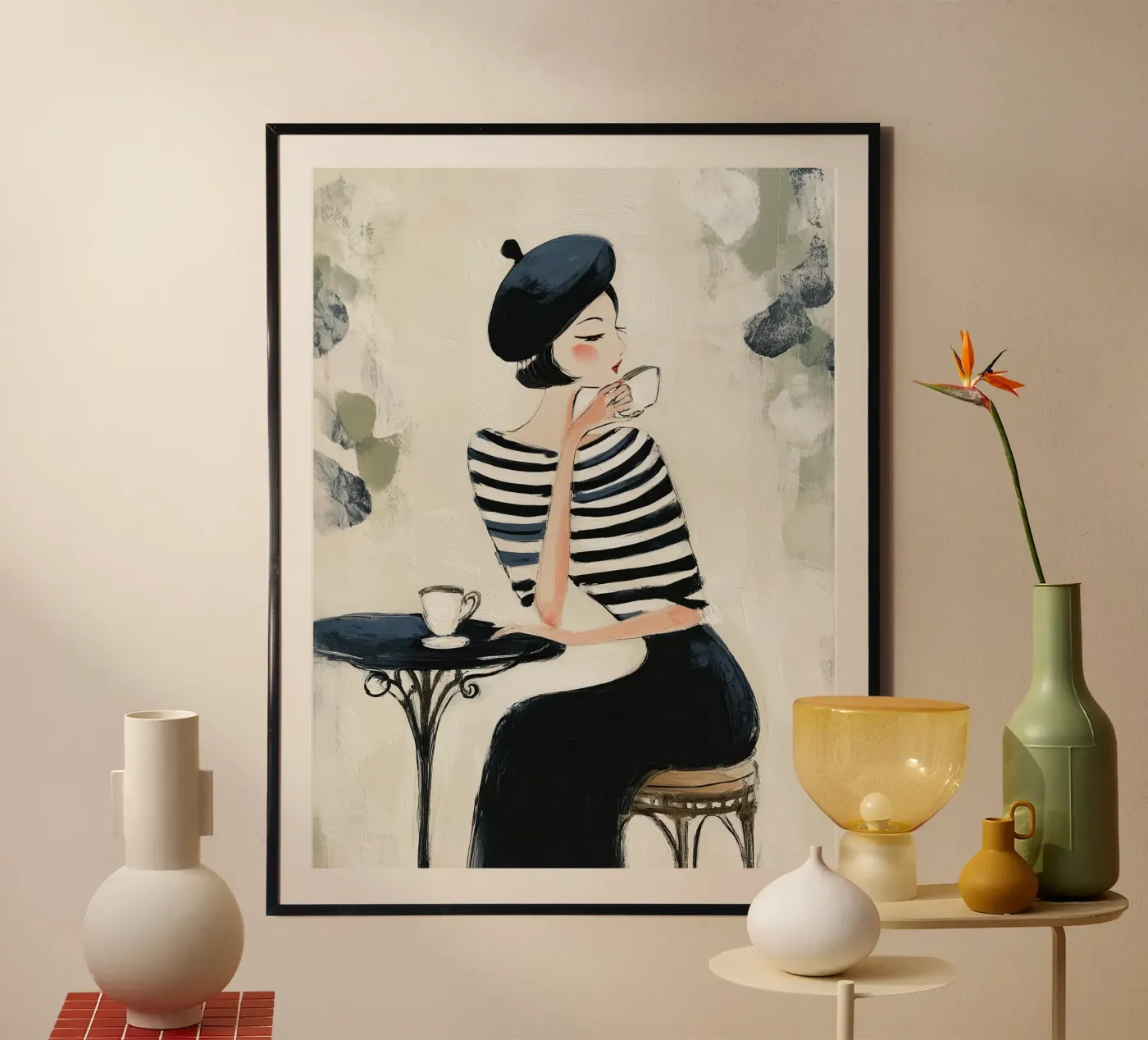 Paris Café Elegance poster da Calypso