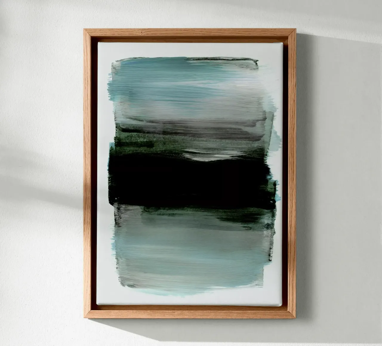 Abstract Brush Strokes 159 tela con Cornice a cassetta da Mareike Böhmer