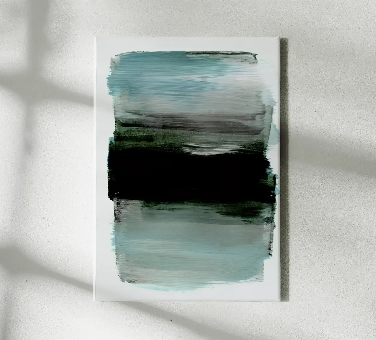 Abstract Brush Strokes 159 tela con Cornice a cassetta da Mareike Böhmer