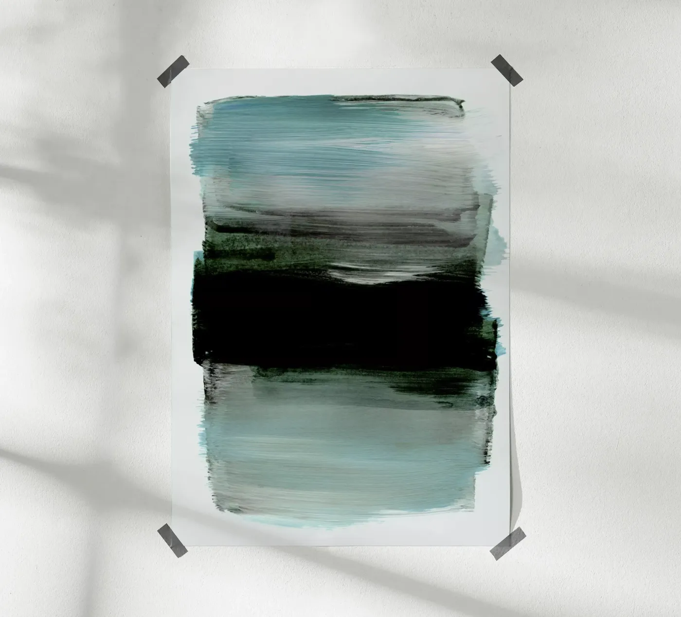 Abstract Brush Strokes 159 poster da Mareike Böhmer